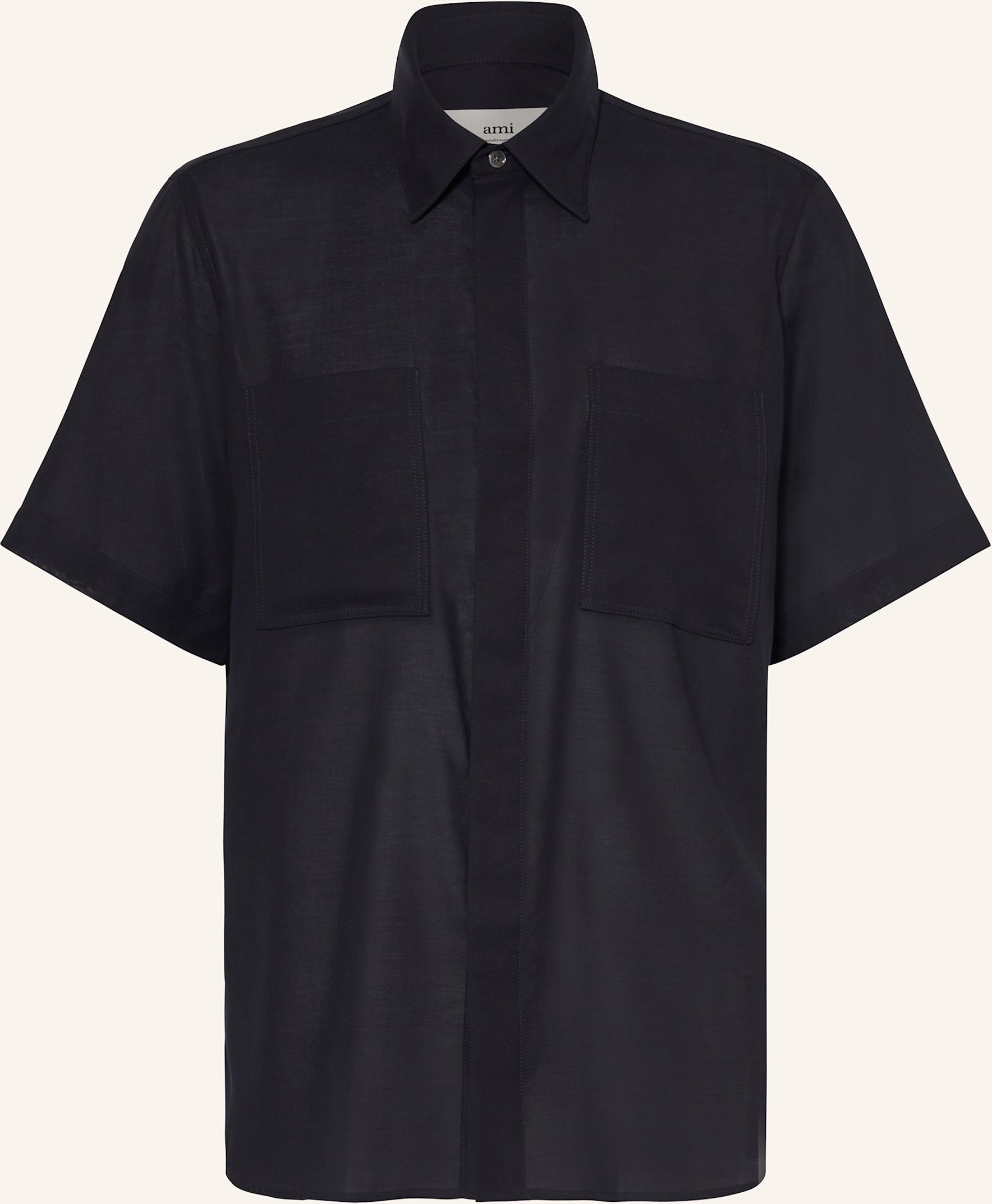 Ami Paris Resorthemd Regular Fit blau