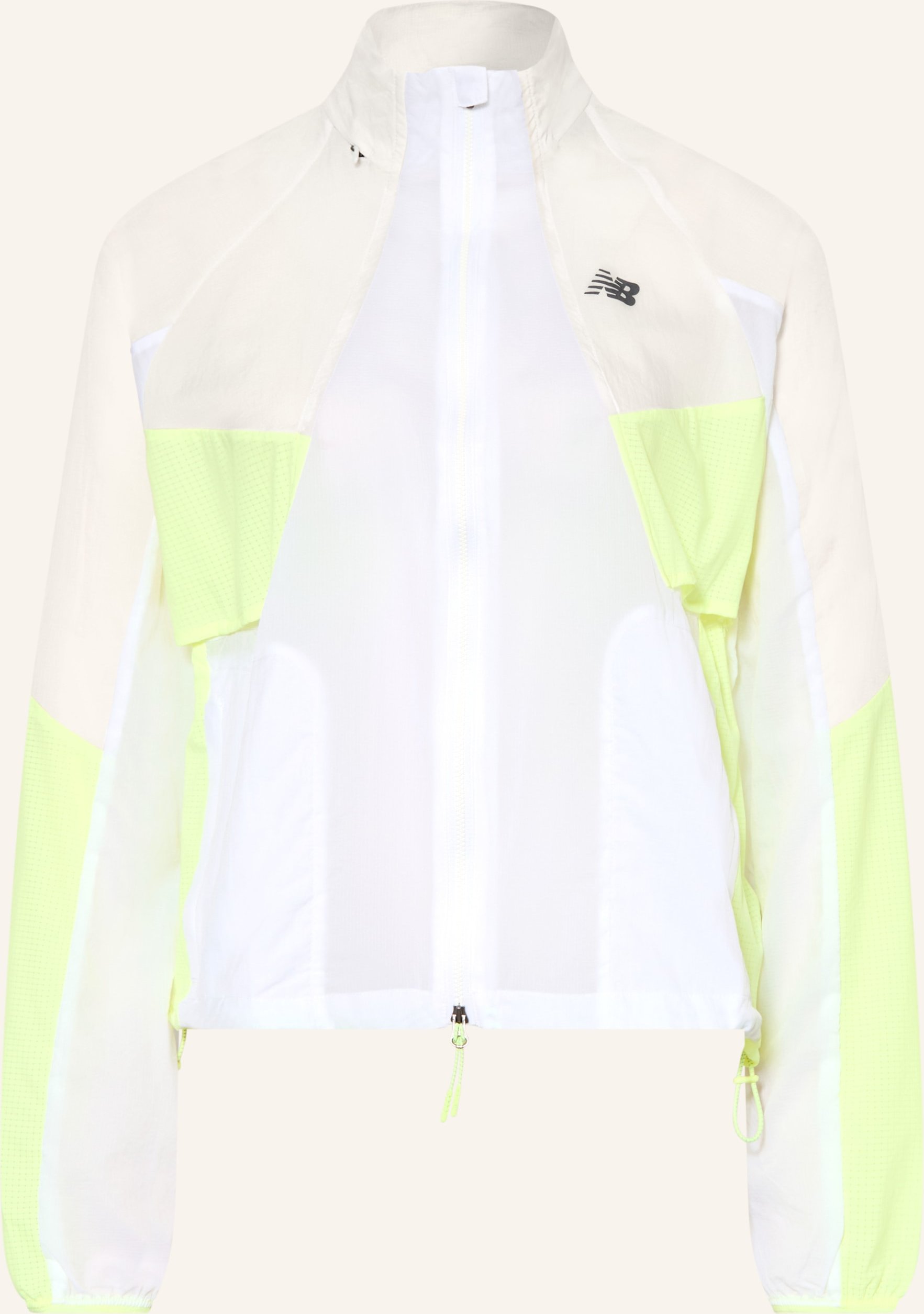 New Balance Laufjacke Rc weiss