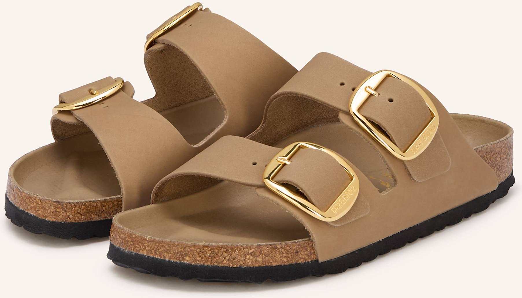 Birkenstock Pantoletten Arizona Big Buckle braun