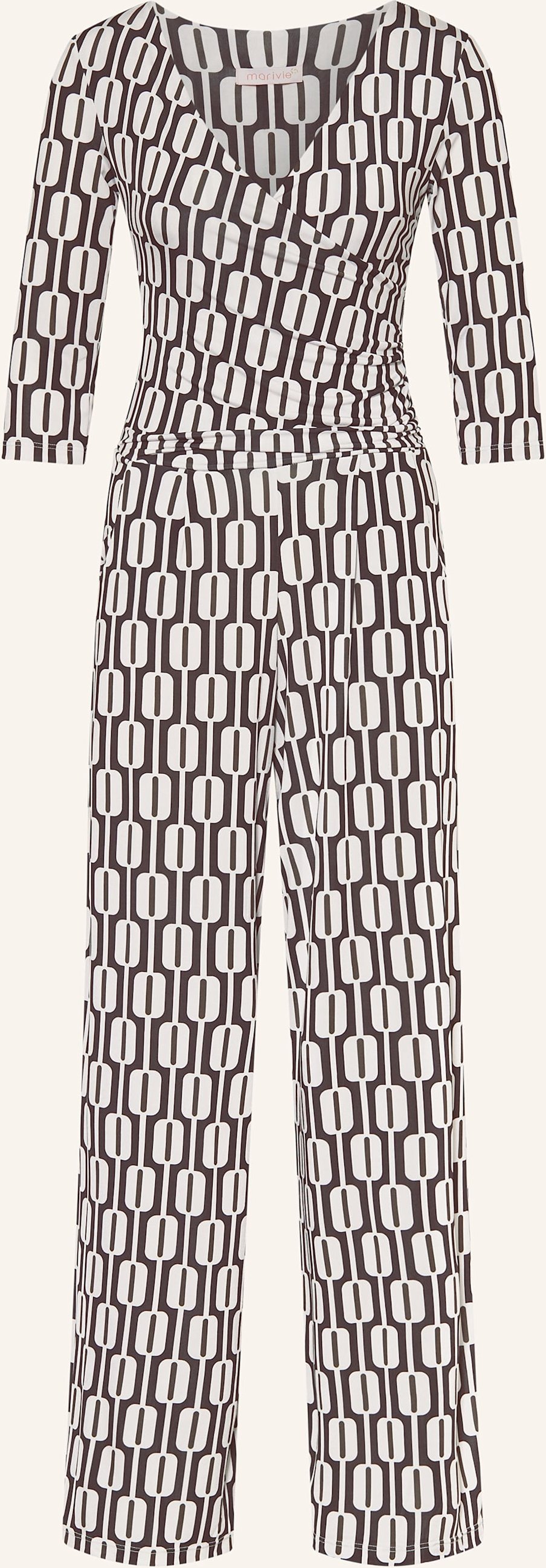 Thumbnail - Marivie Jersey-Jumpsuit Jump In! Mit 3/4-Arm schwarz