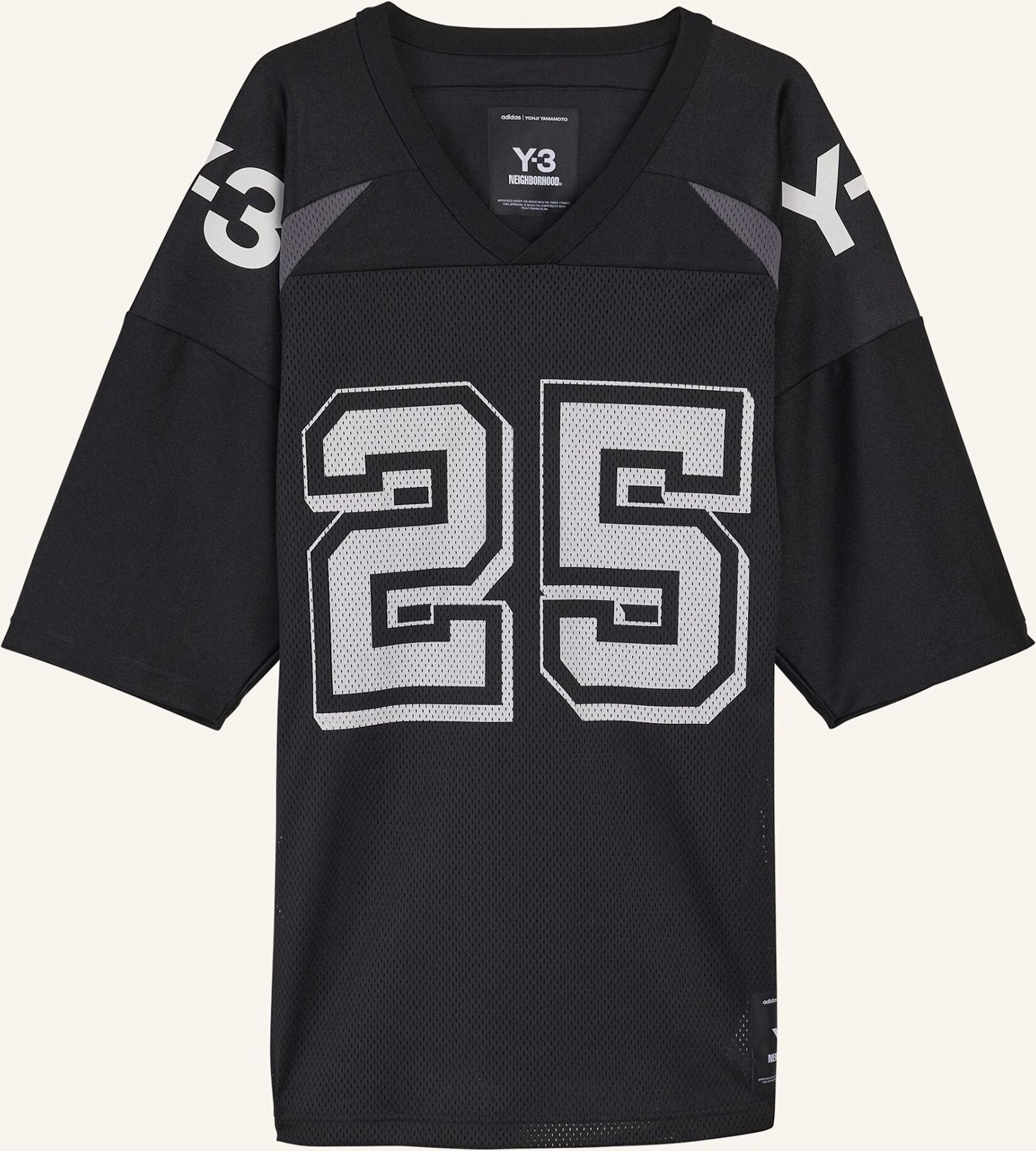 Y-3 Y-3 Nbhd Fussballtrikot schwarz