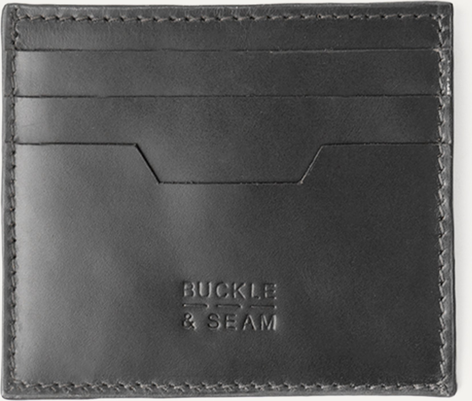 Buckle & Seam Kartenetui Sterling schwarz