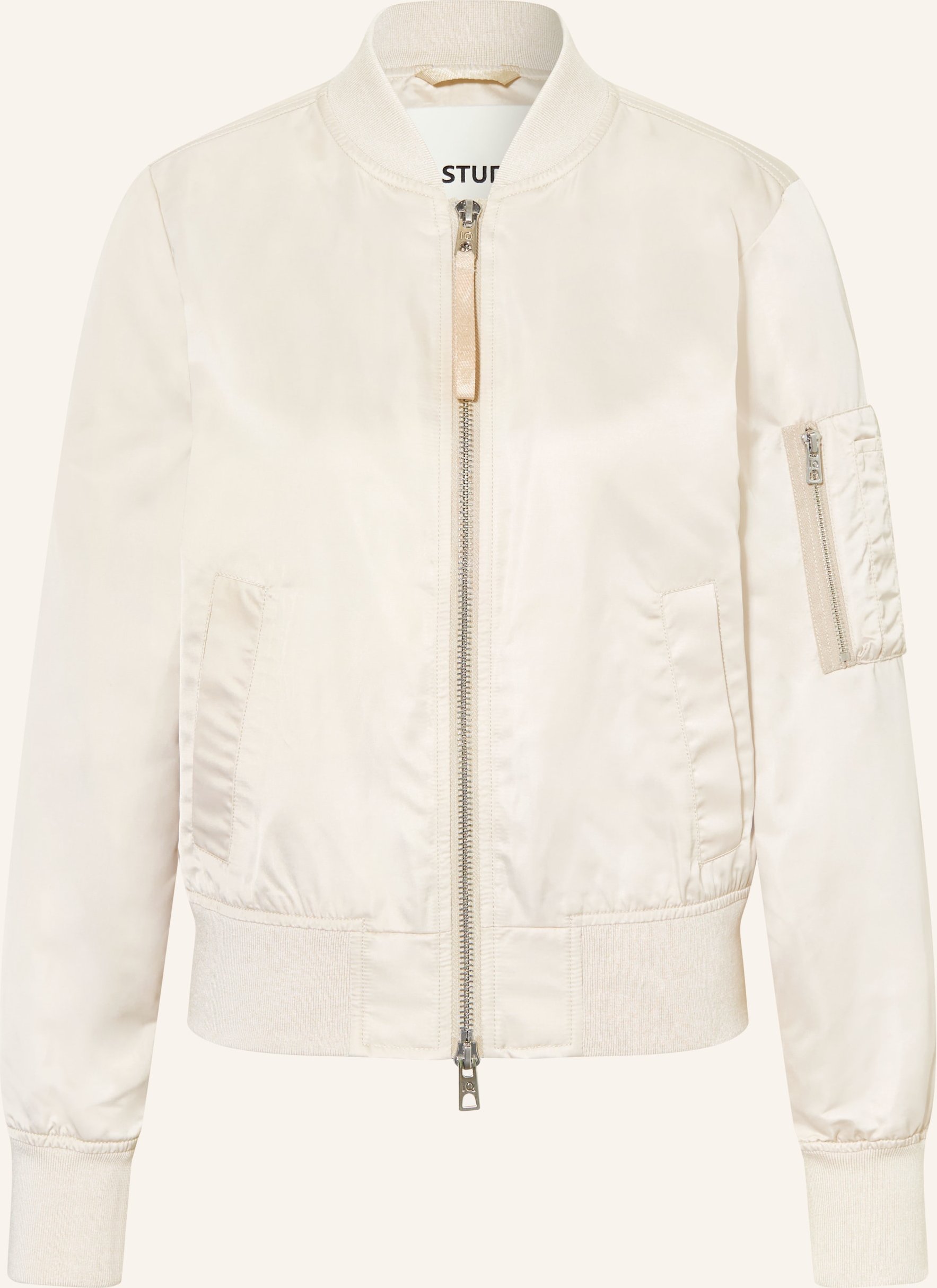 Iq Studio Satinblouson beige
