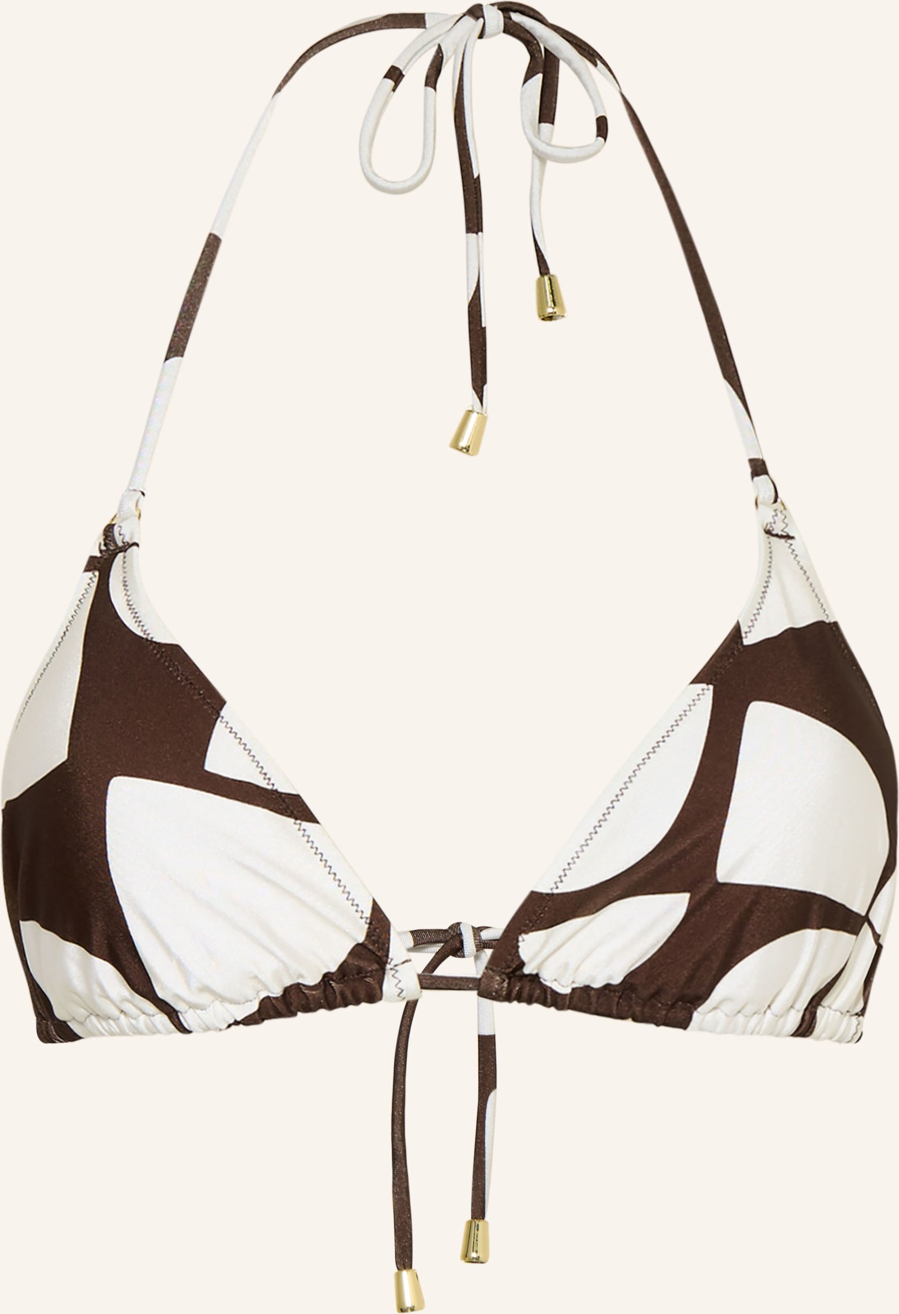 Mrs & Hugs Triangel-Bikini-Top braun