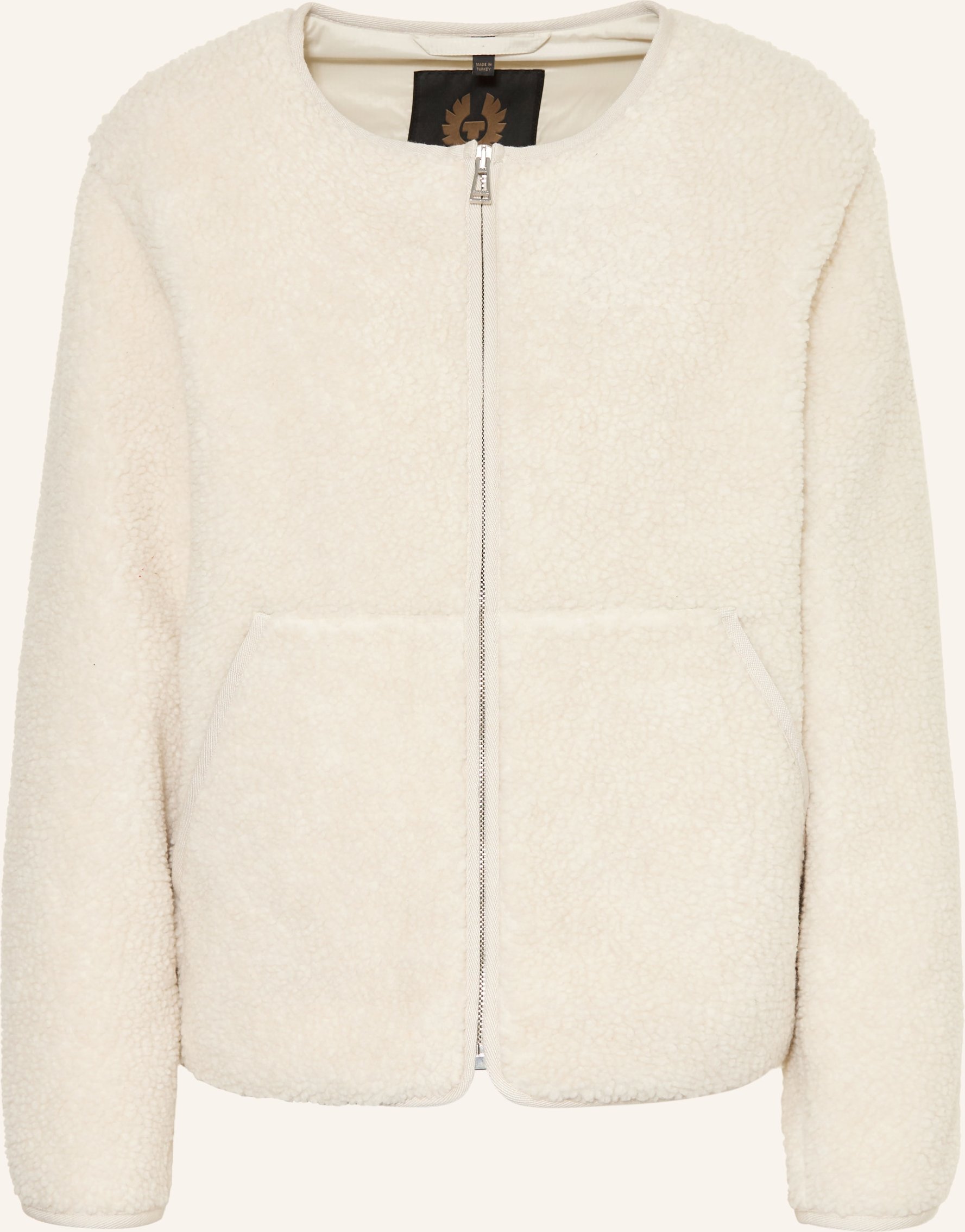 Belstaff Teddyfell-Jacke Prue weiss