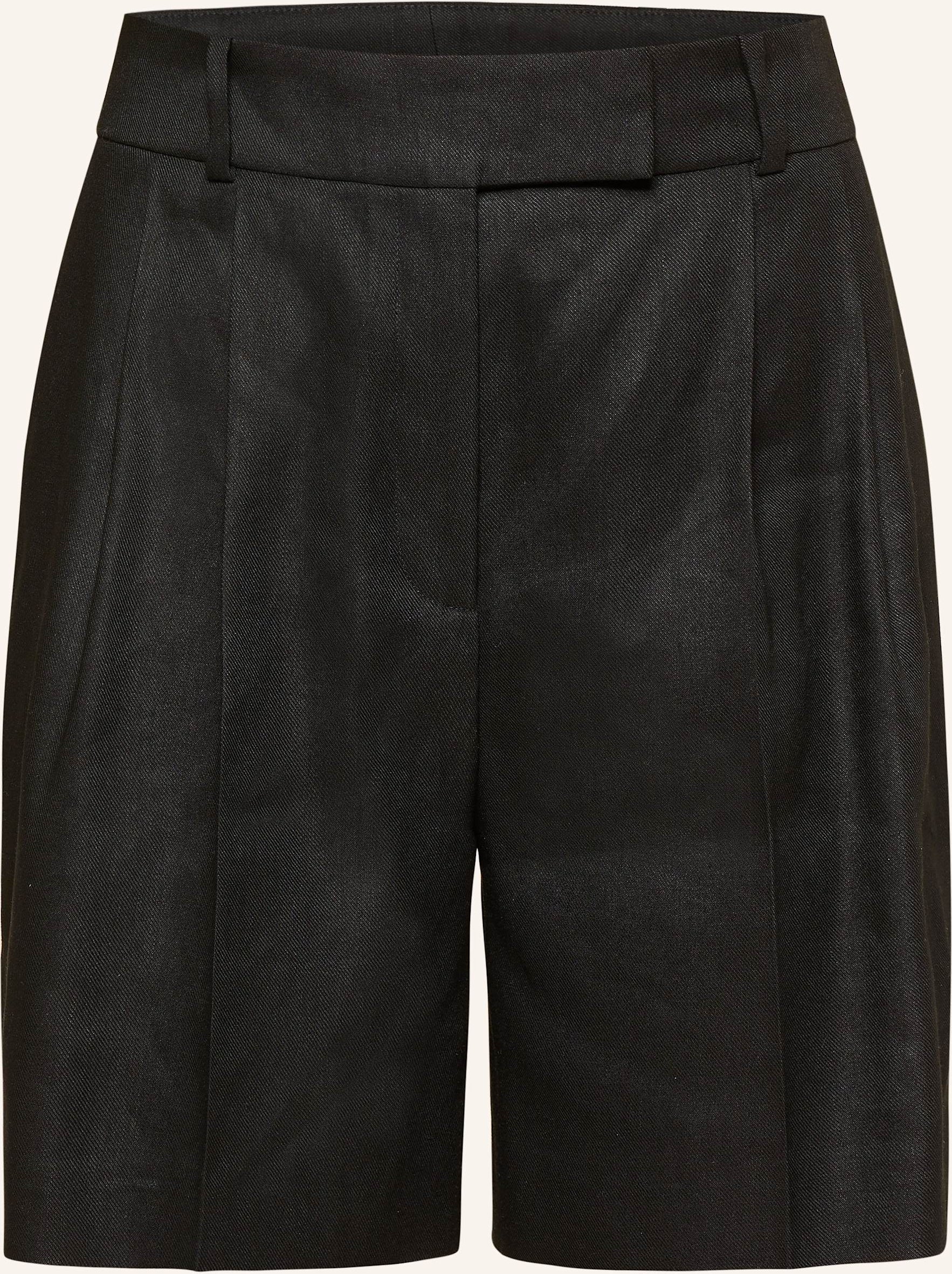 Hugo Shorts Holini Mit Leinen schwarz