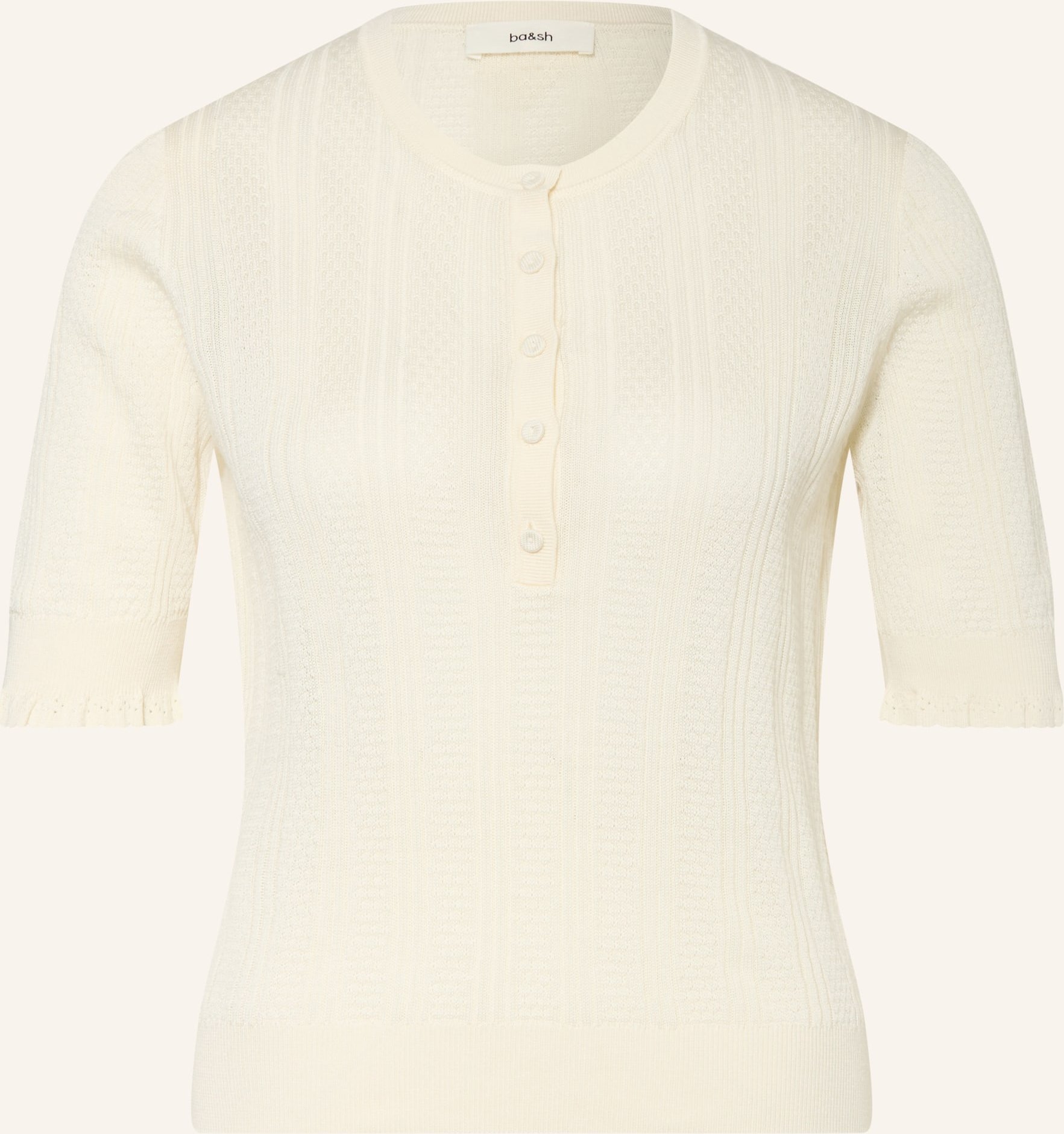 Ba&Sh Strickshirt Viola weiss