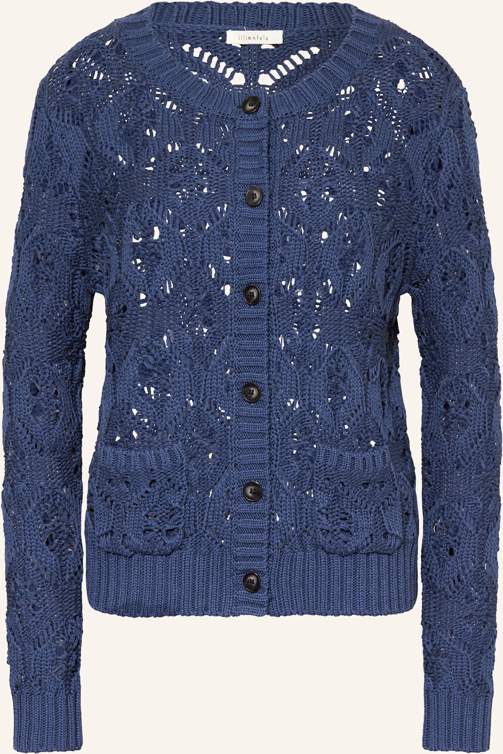 Lilienfels Strickjacke blau