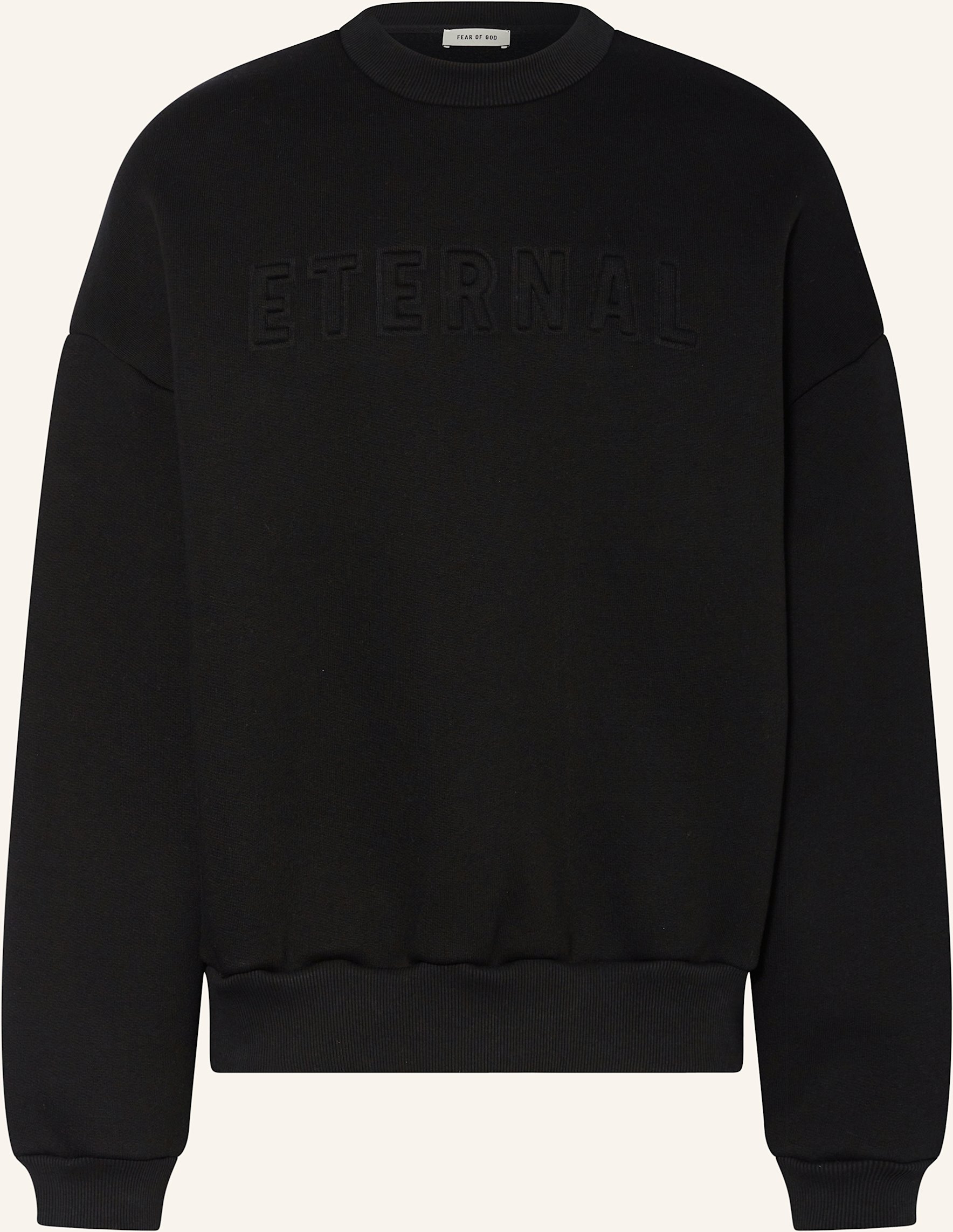 Fear Of God Sweatshirt Eternal schwarz