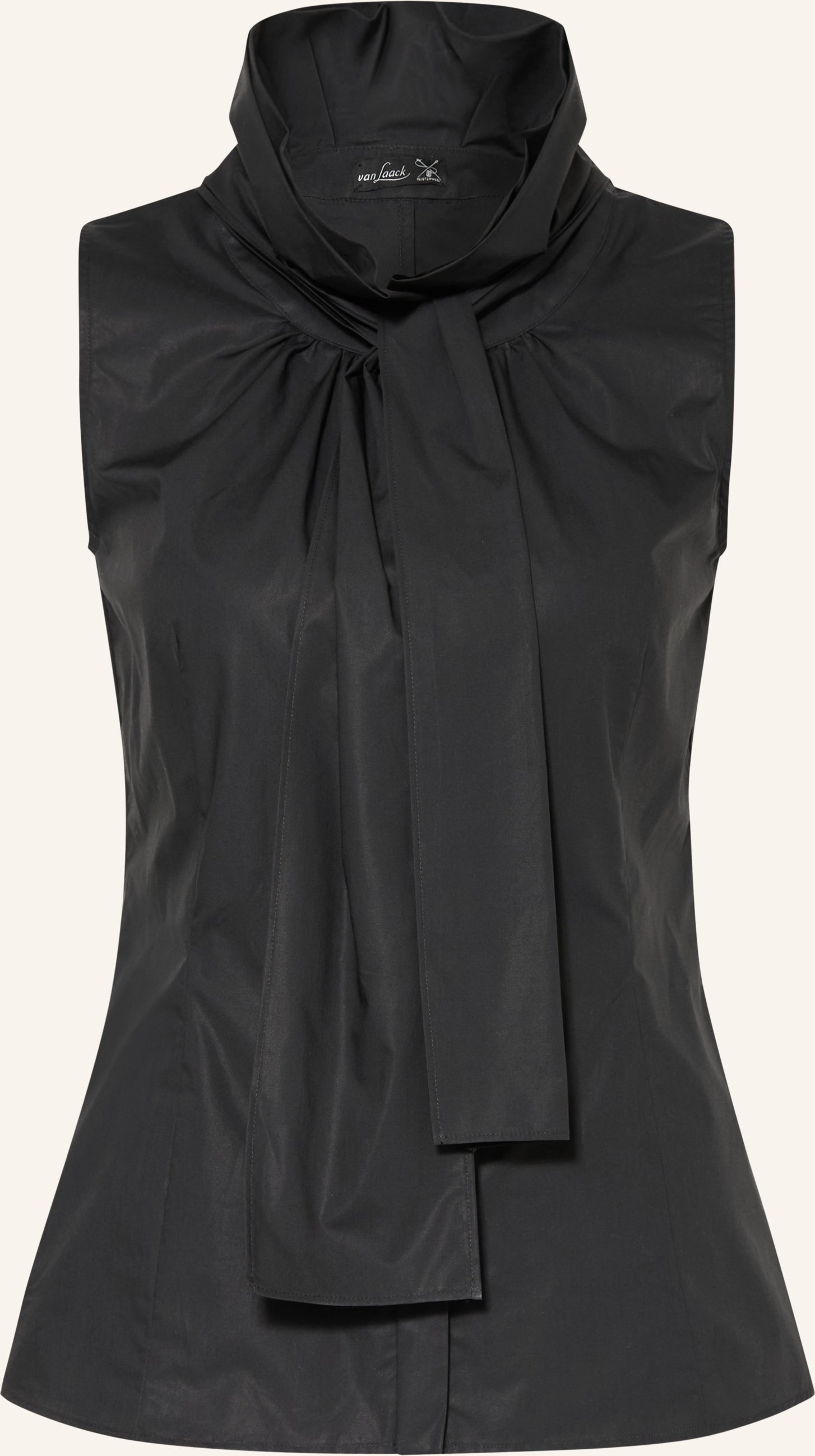 Van Laack Blusentop Vl-Adrienn-Xx Mit Abnehmbarer Schluppe schwarz
