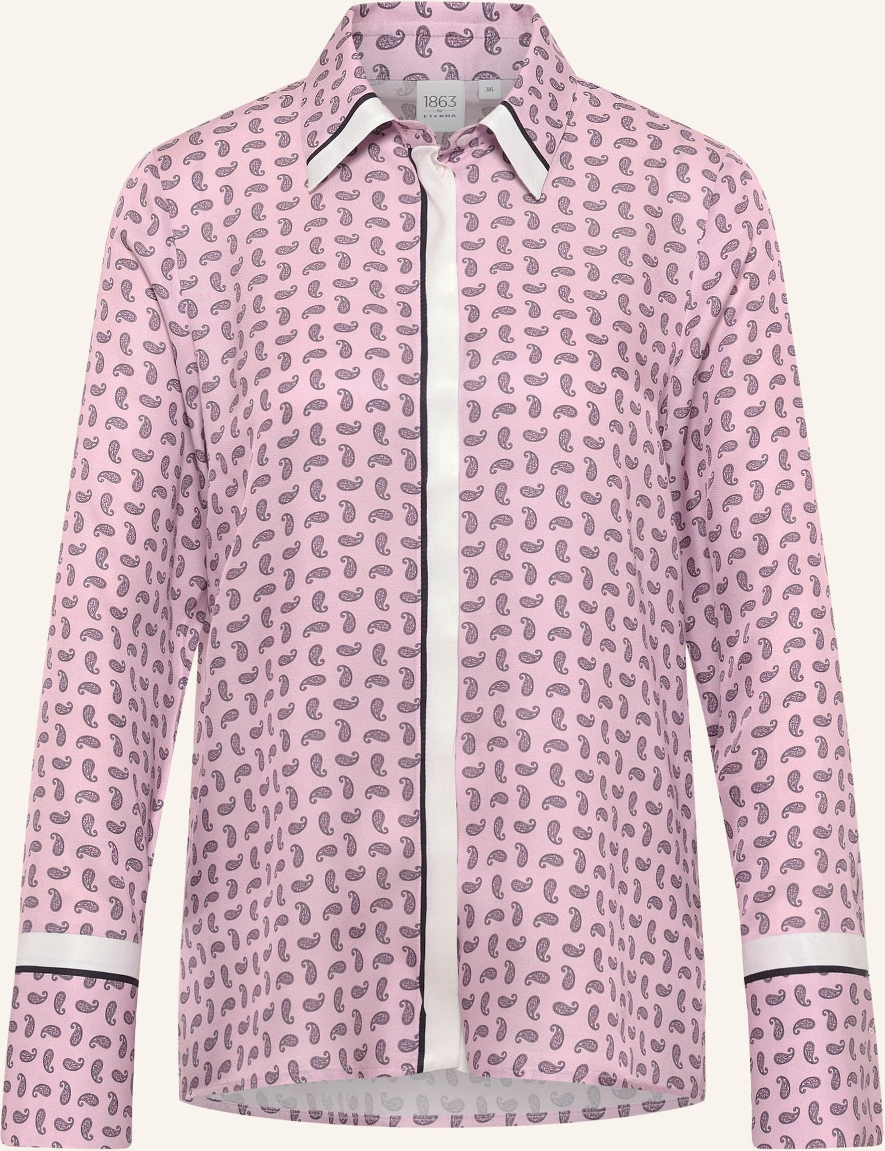 Thumbnail - 1863 By Eterna Bluse Loose Fit rosa