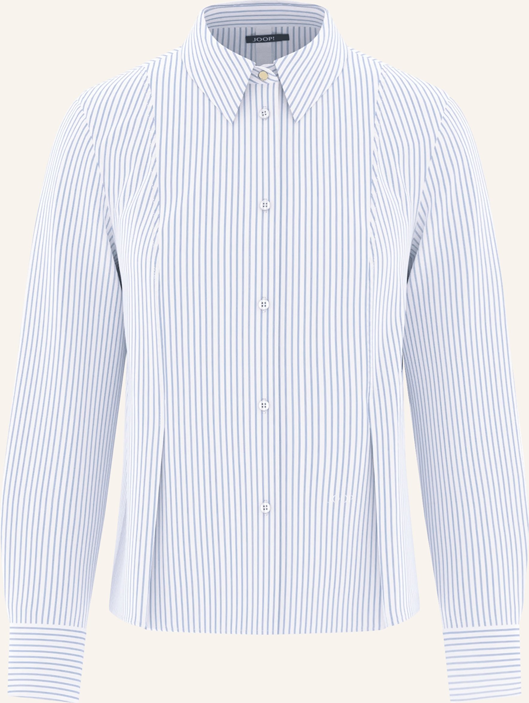 Joop! Hemdbluse Mit Glitzergarn blau