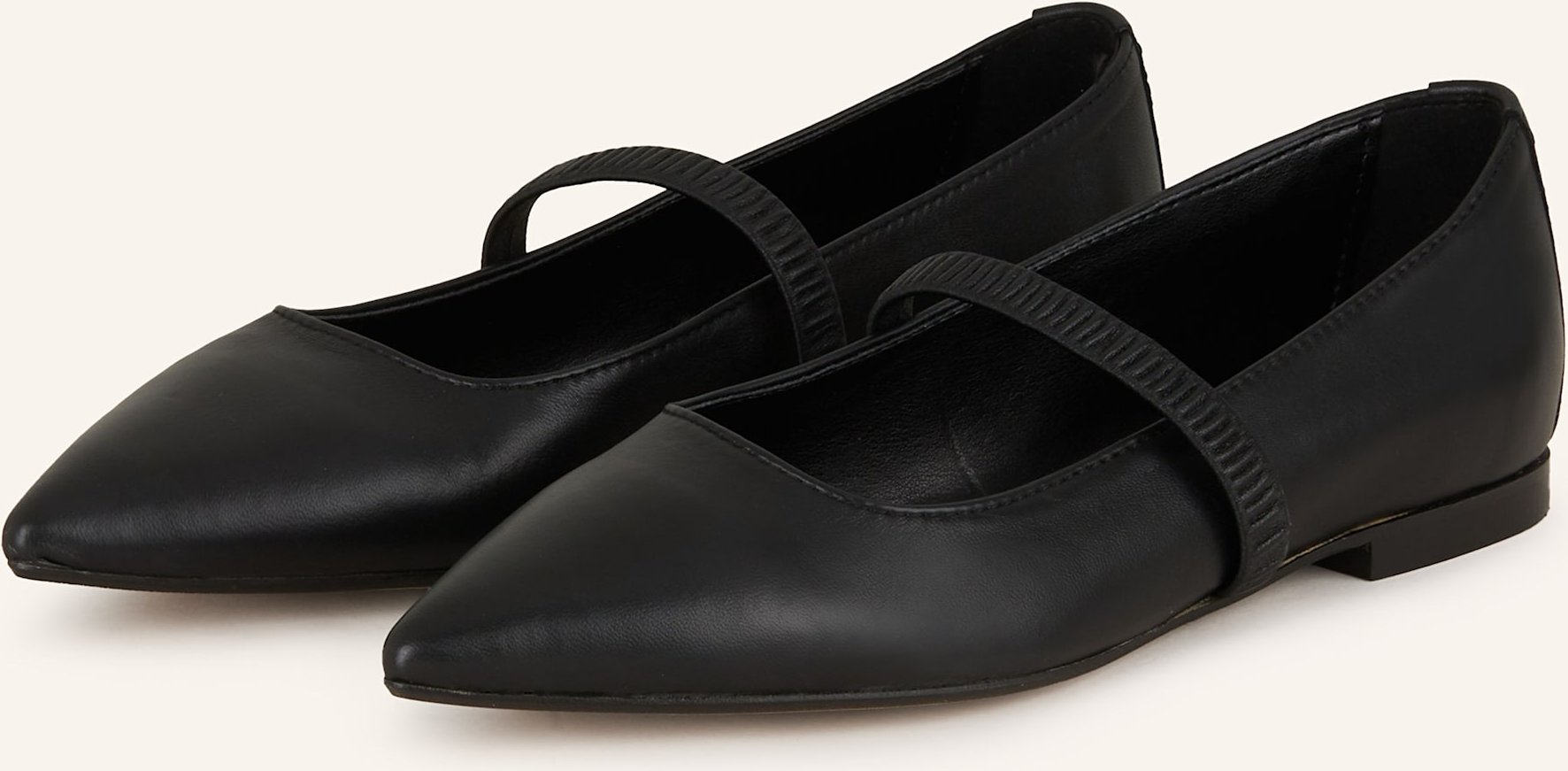 Darling Harbour Mary-Jane-Ballerinas schwarz