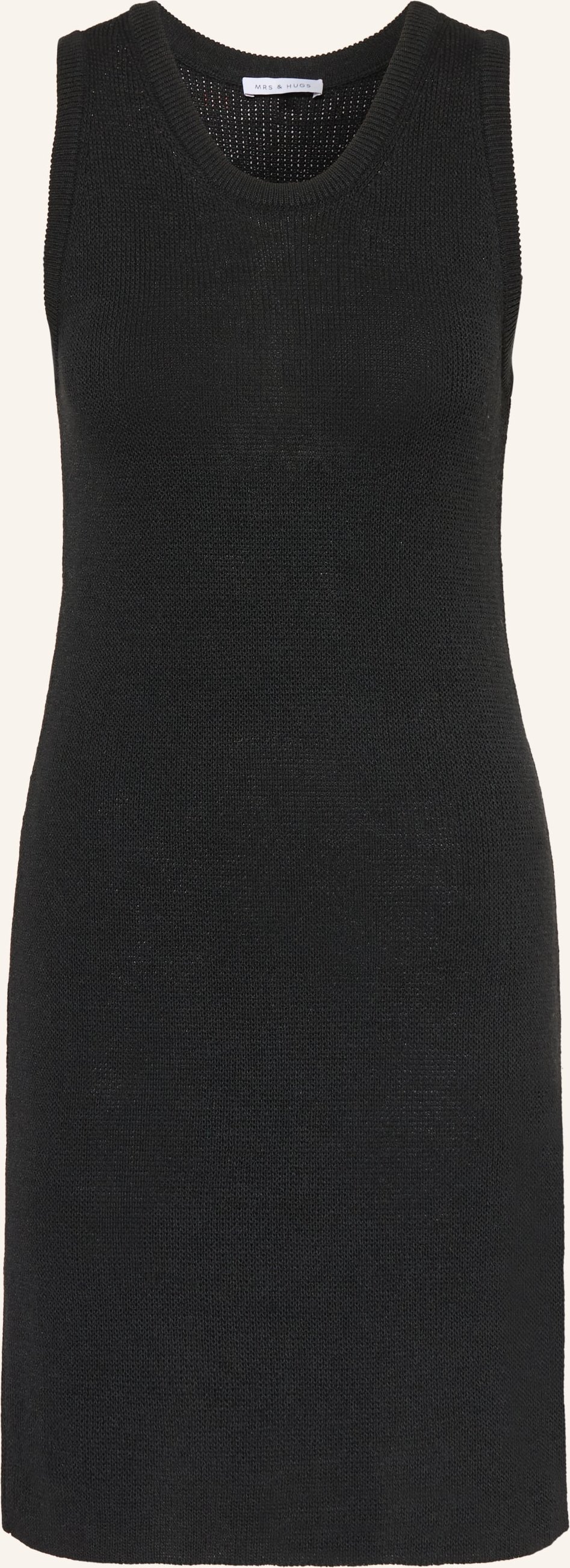 Mrs & Hugs Strickkleid schwarz