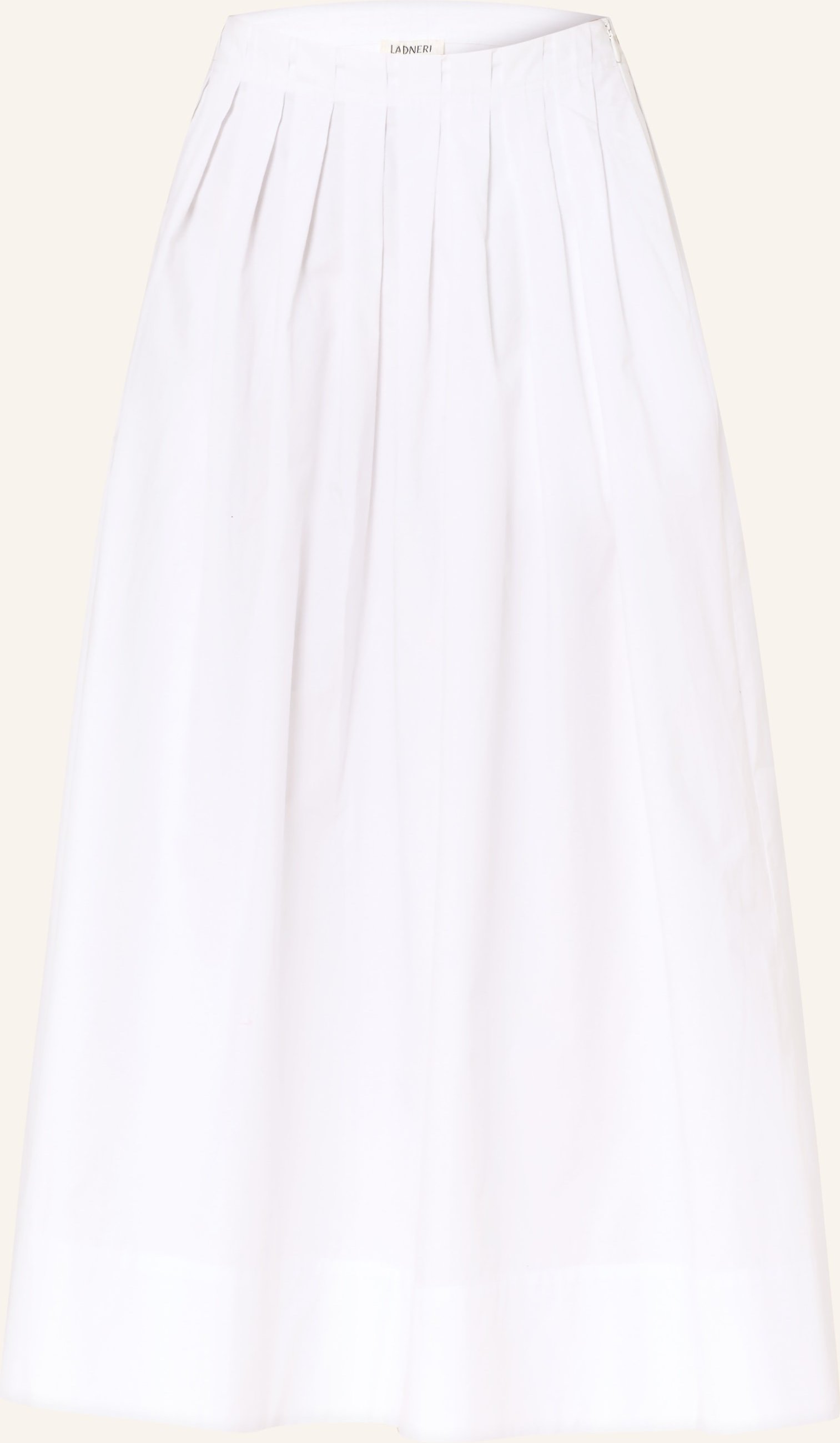 Ladneri Faltenrock Romy weiss