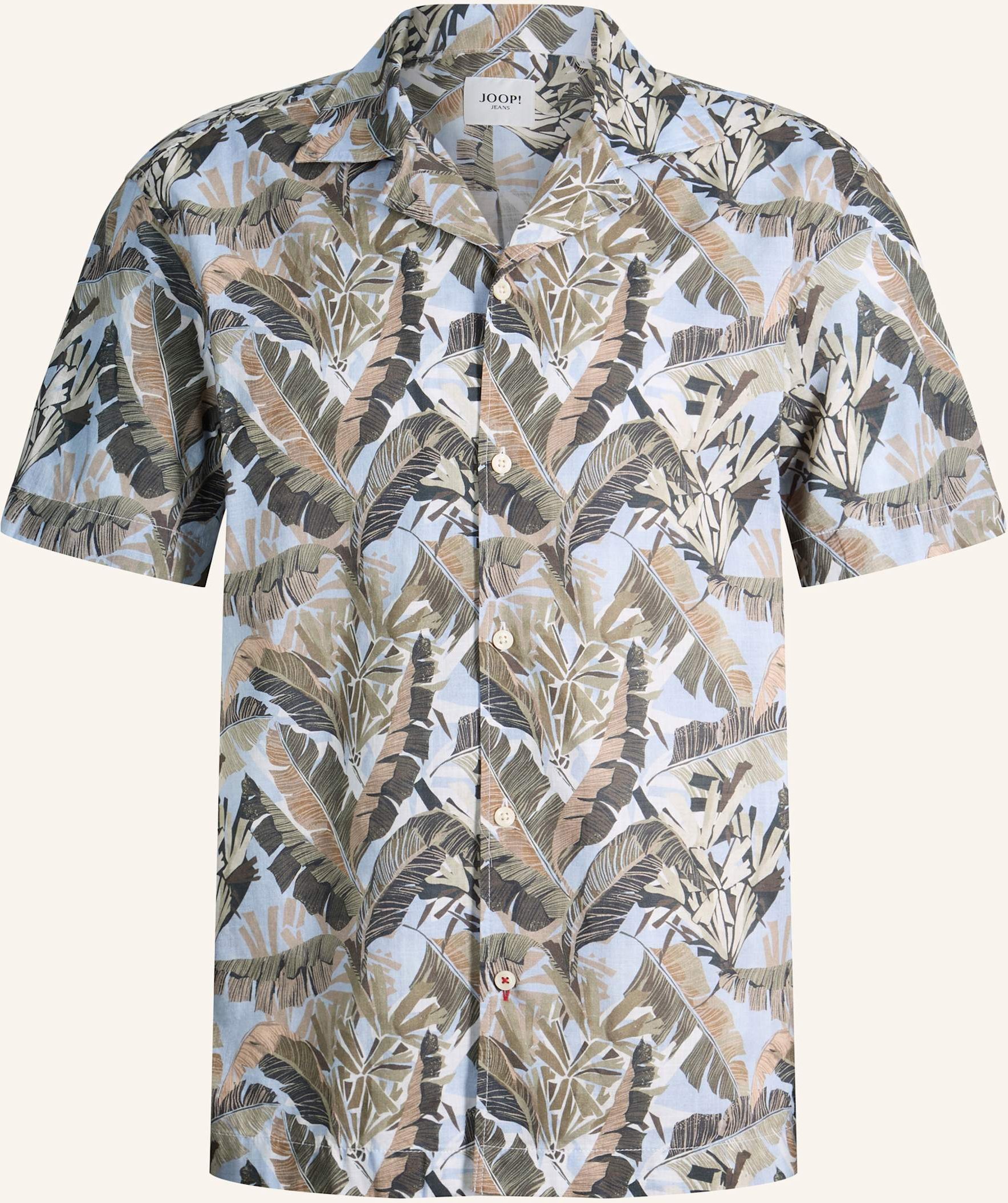 Joop! Jeans Kurzarm-Hemd Regular Fit blau