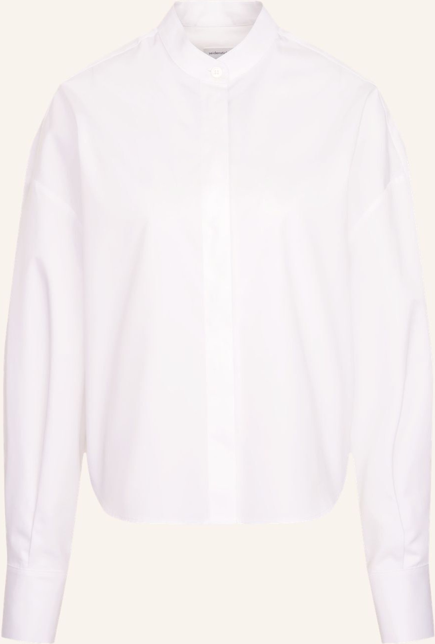 Seidensticker Stehkragenbluse weiss
