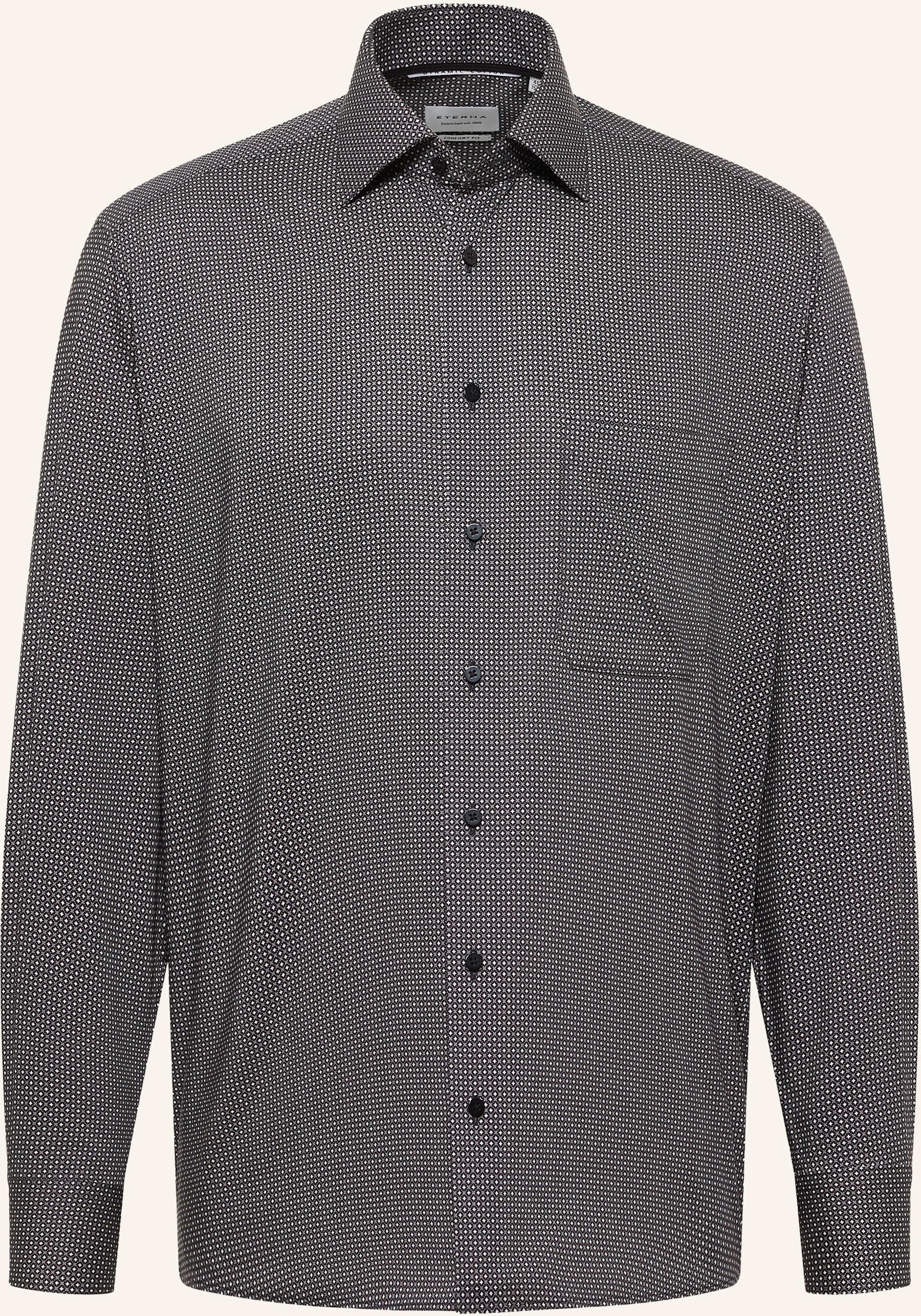Eterna Hemd Comfort Fit grau