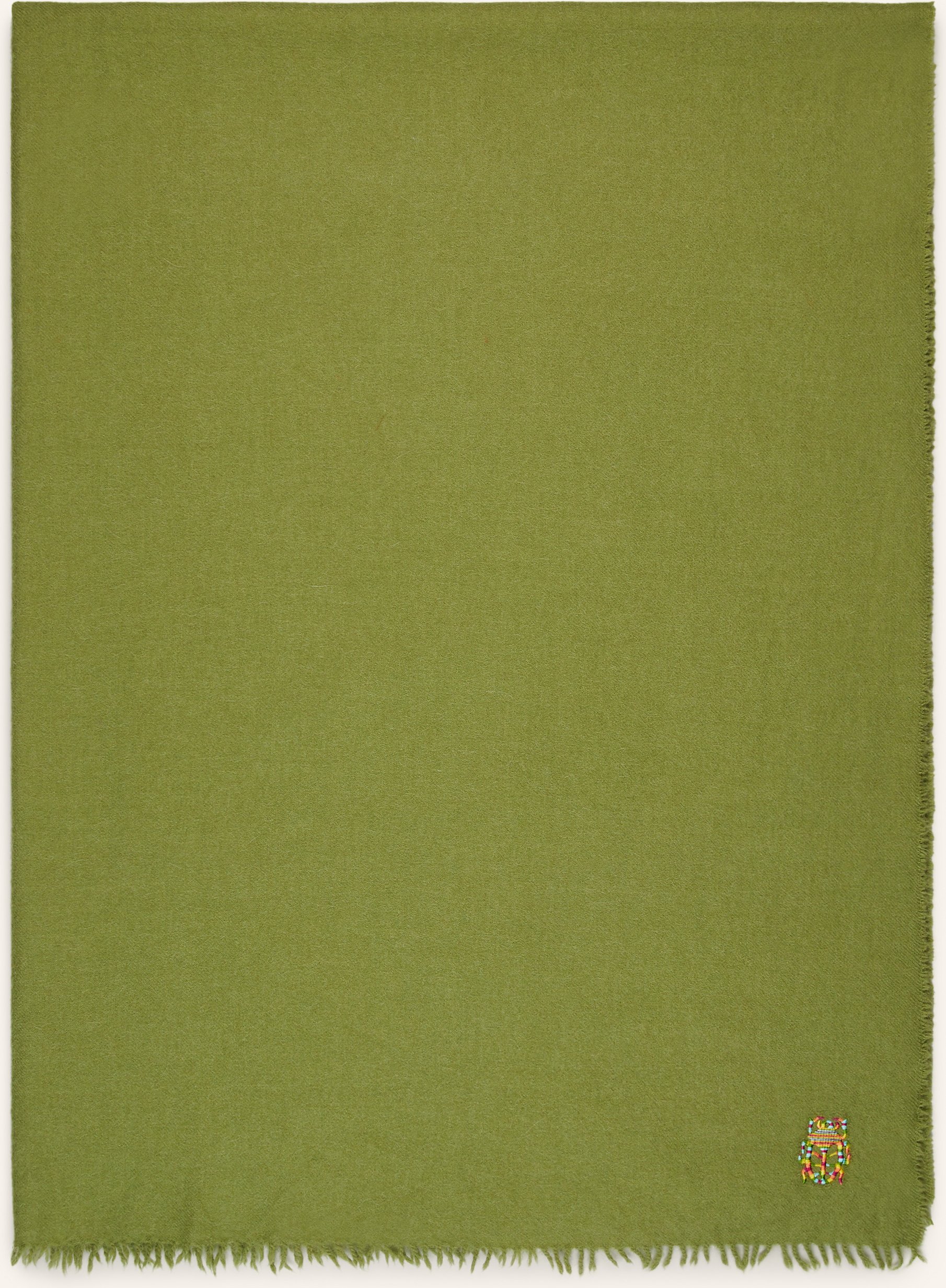 Zoeppritz Alpaka-Plaid Mad Attitude gruen