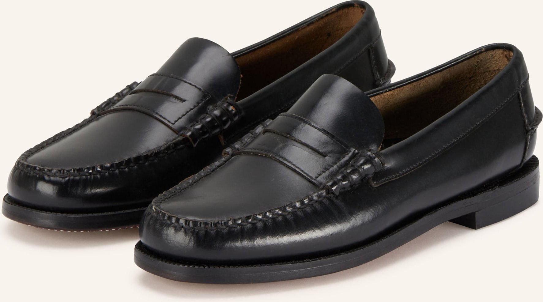 Sebago Penny-Loafer Classic Dan schwarz