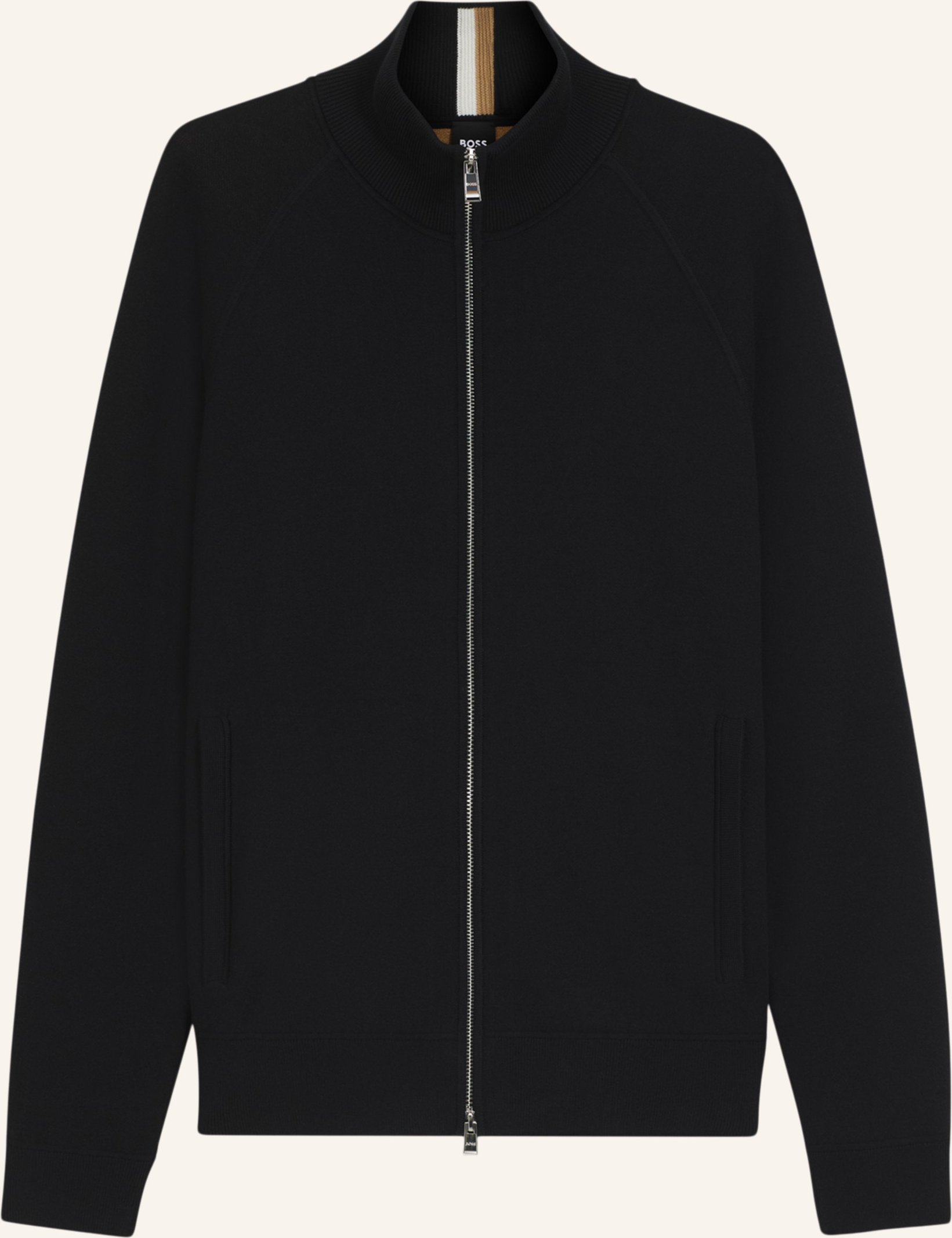 Boss Strickjacke H-Idino Regular Fit schwarz