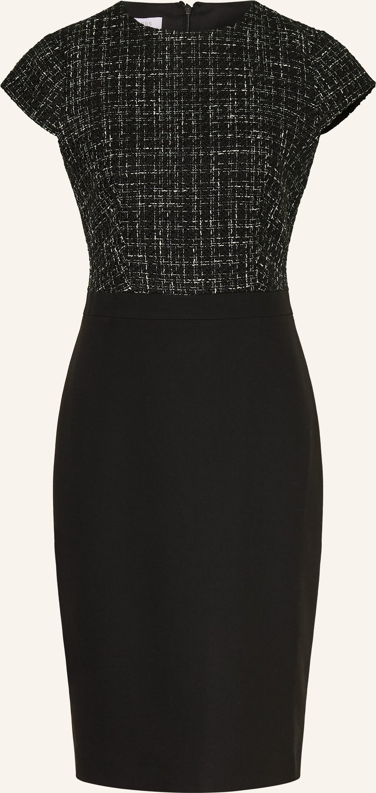 Hobbs Etuikleid Esme Im Materialmix schwarz