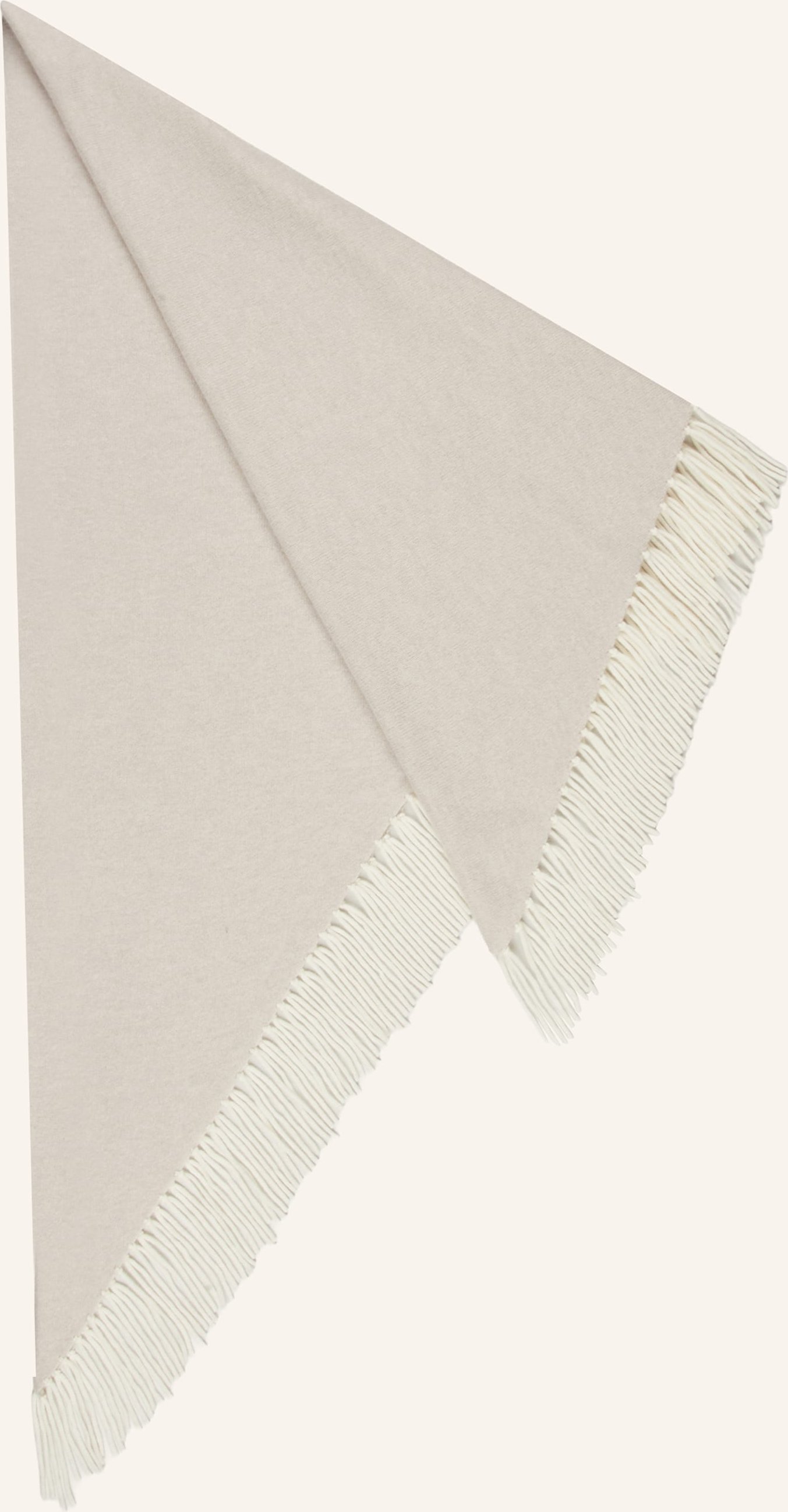 Herzens Dreieckstuch Mit Cashmere beige
