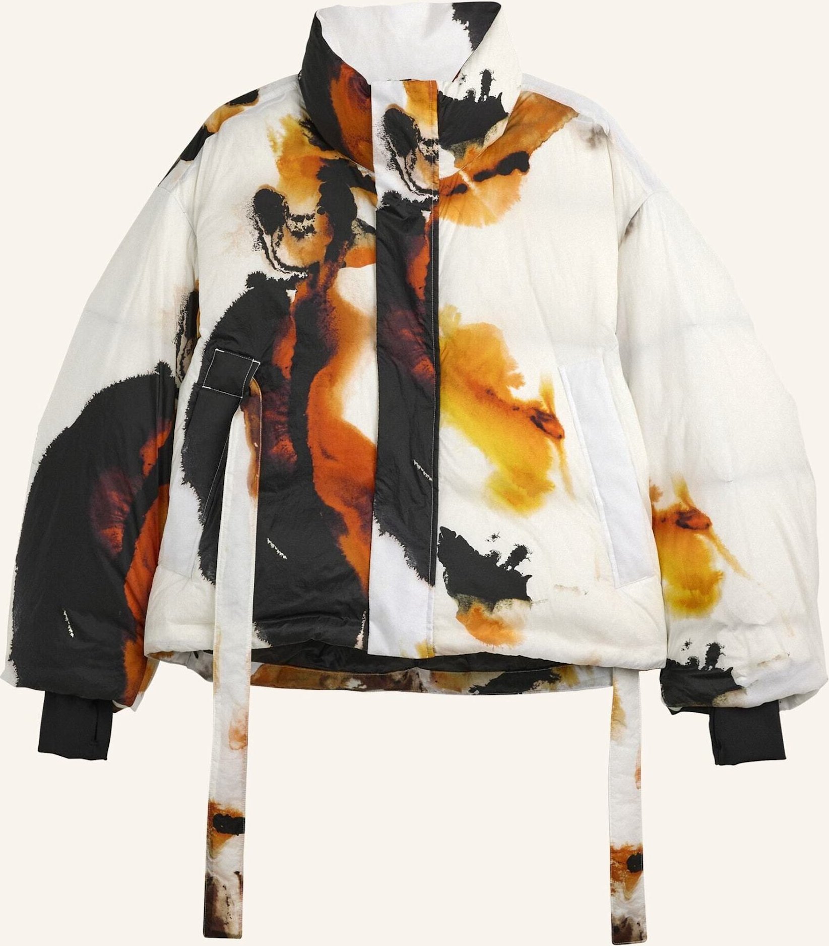 Y-3 Y-3 Aop Pufferjacke weiss