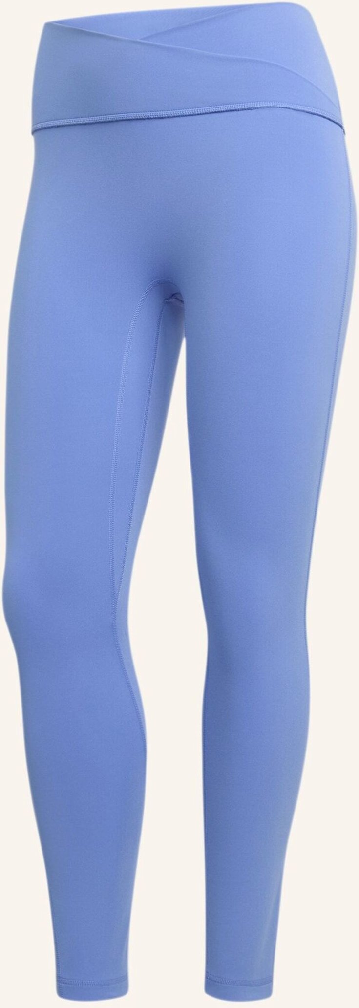 Adidas 3-Streifen Studio All Me 7/8 X-Over Leggings blau