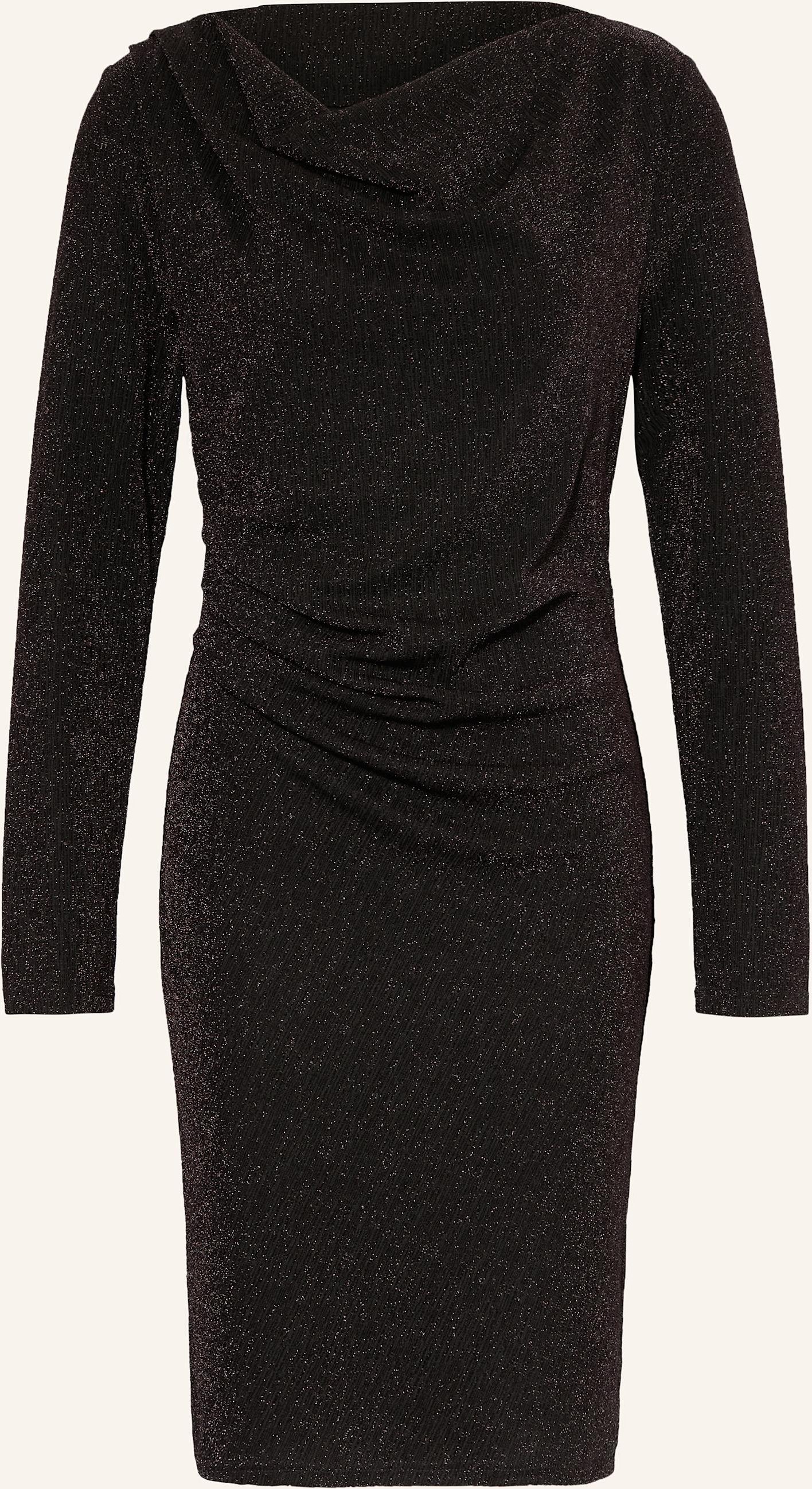 Selected Femme Etuikleid Mit Glitzergarn braun