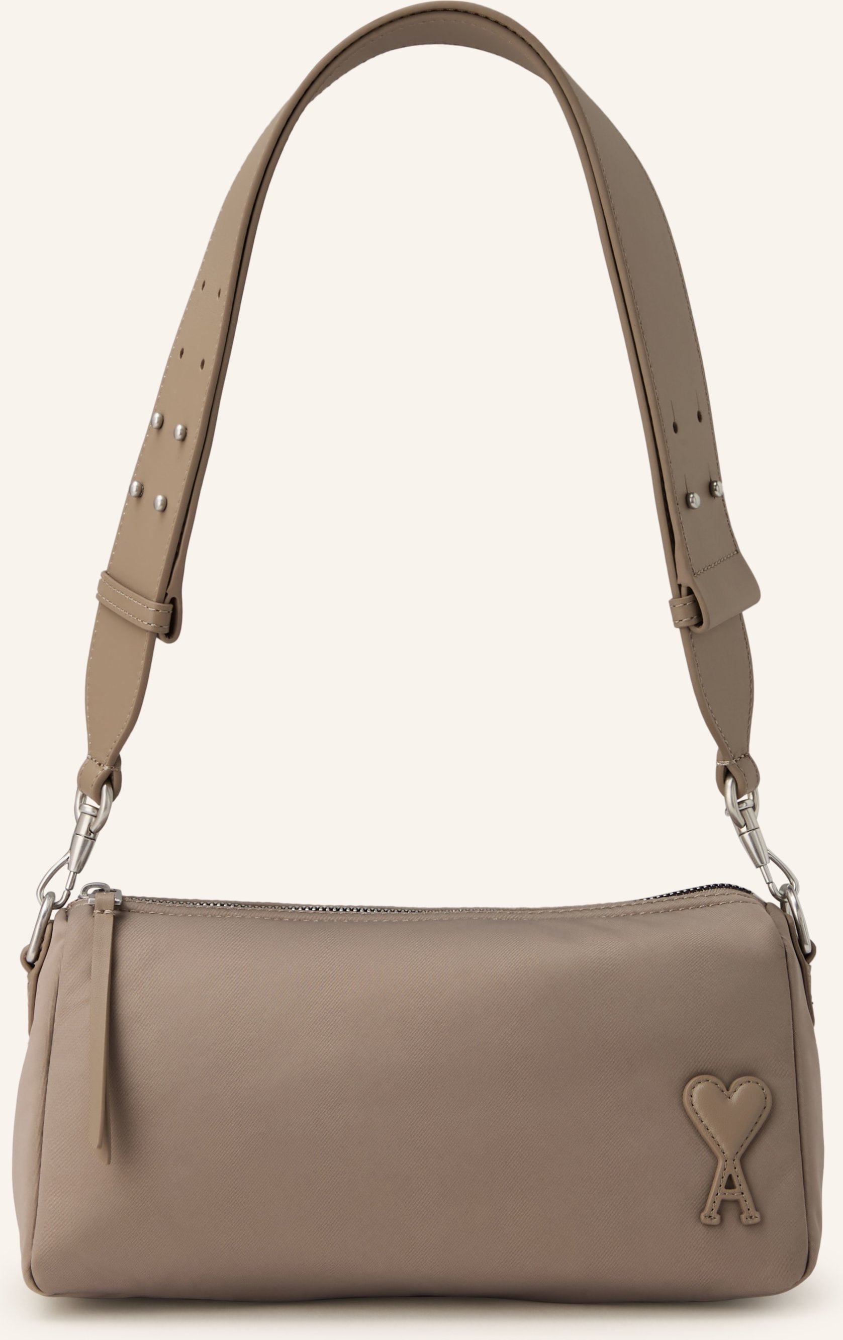 Ami Paris Schultertasche beige