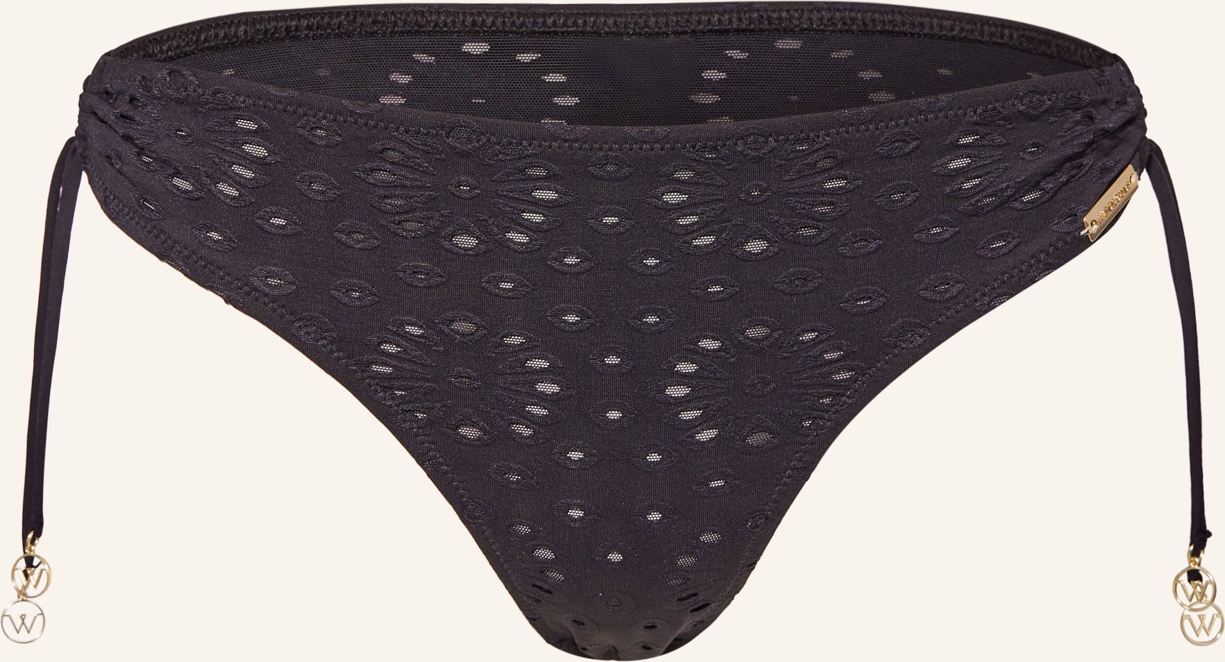 Watercult Triangel-Bikini-Hose Riviera Notes schwarz