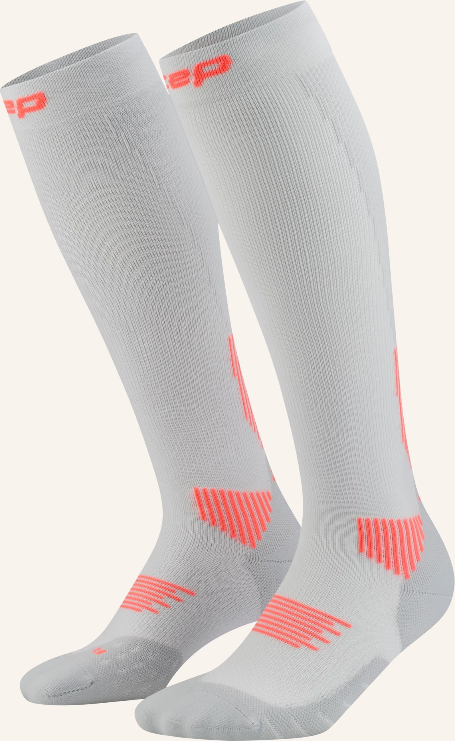 Cep Laufsocken The Run Socks Tall grau