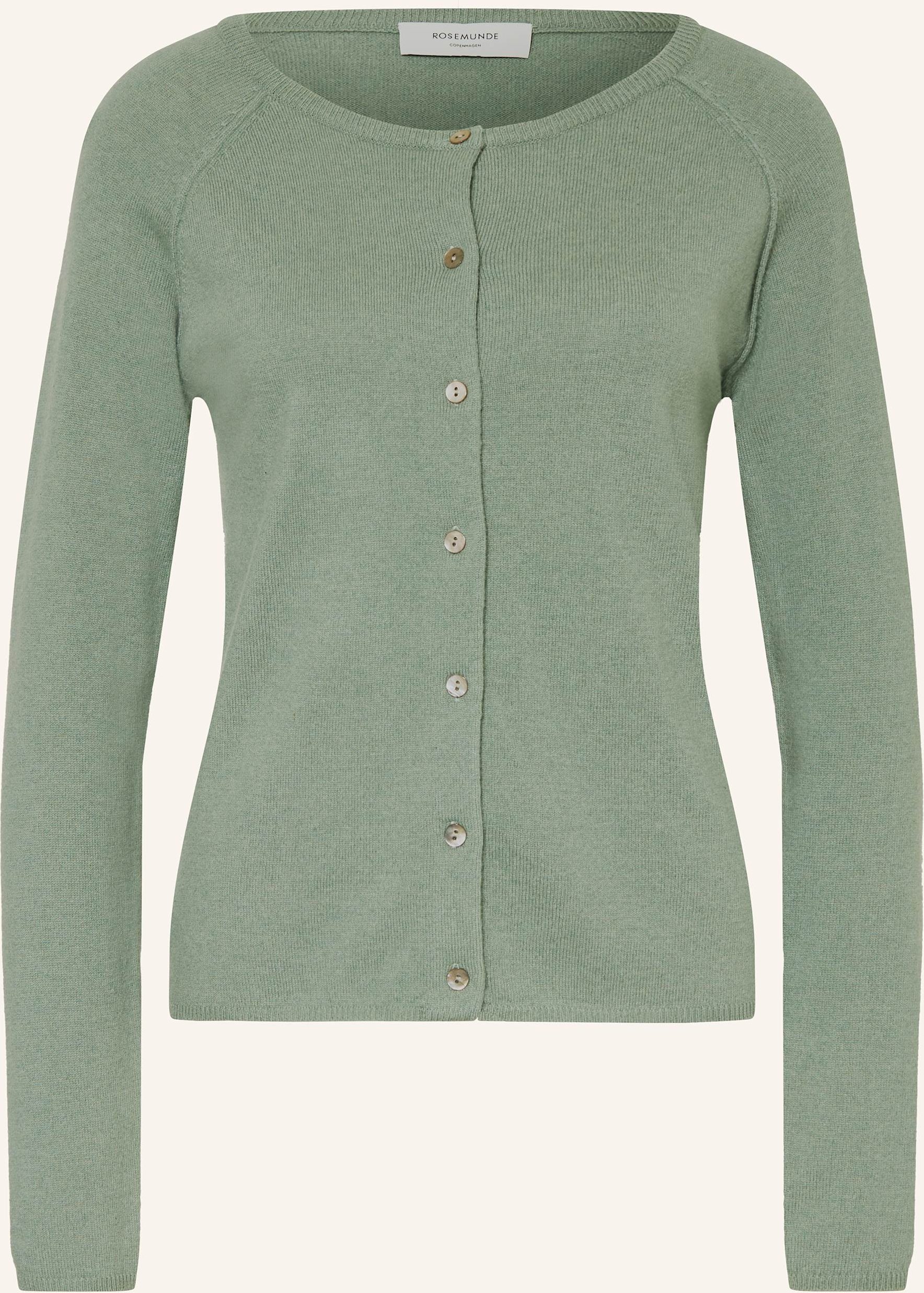 Rosemunde Strickjacke Laica Mit Cashmere gruen