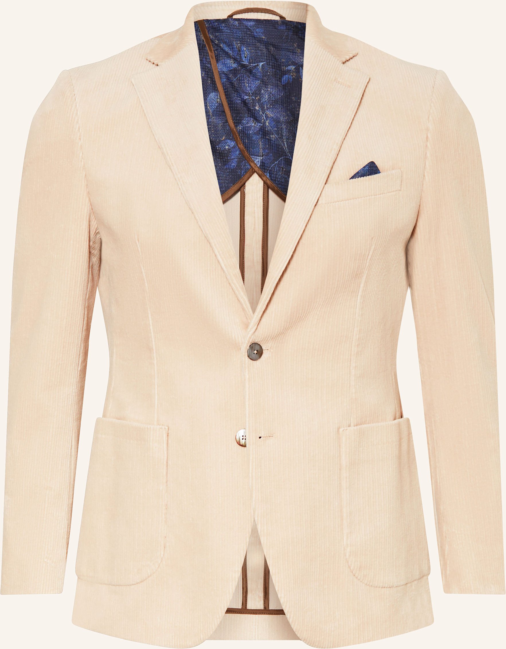 Thumbnail - Paul Anzugsakko Slim Fit Aus Cord weiss
