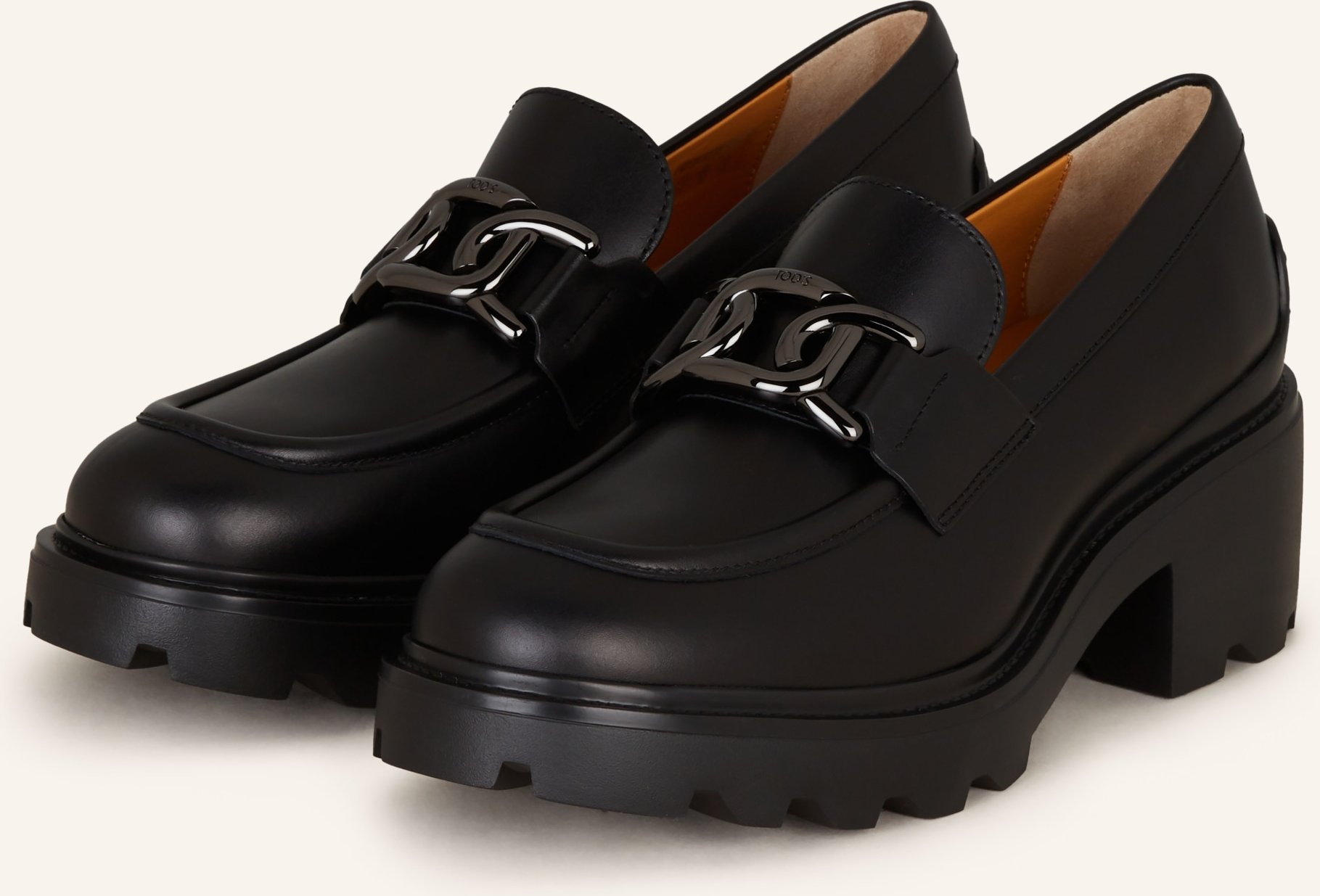 Tod's Plateau-Loafer Gomma Carro schwarz