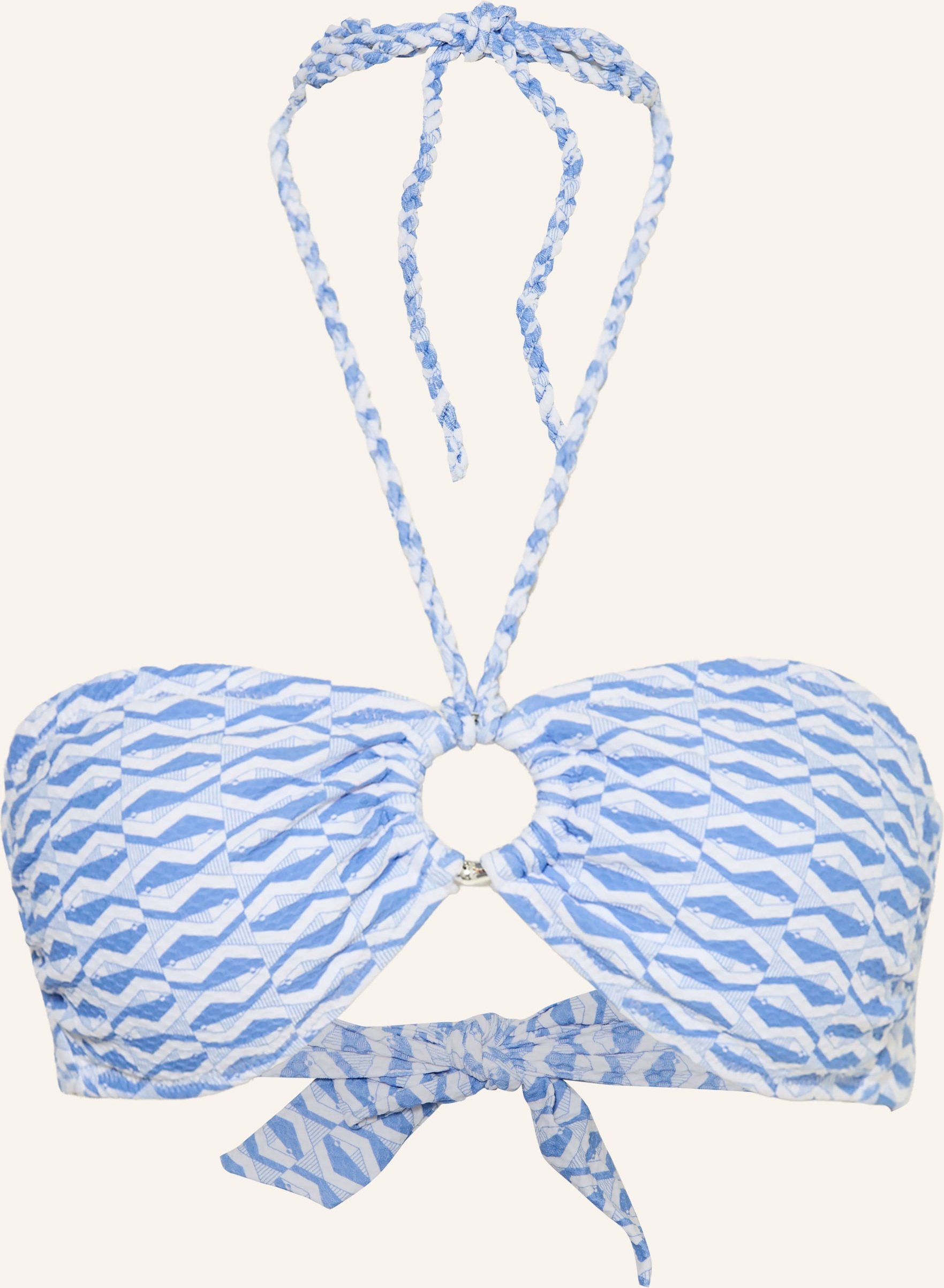 Heidi Klein Bandeau-Bikini-Top Tinos blau