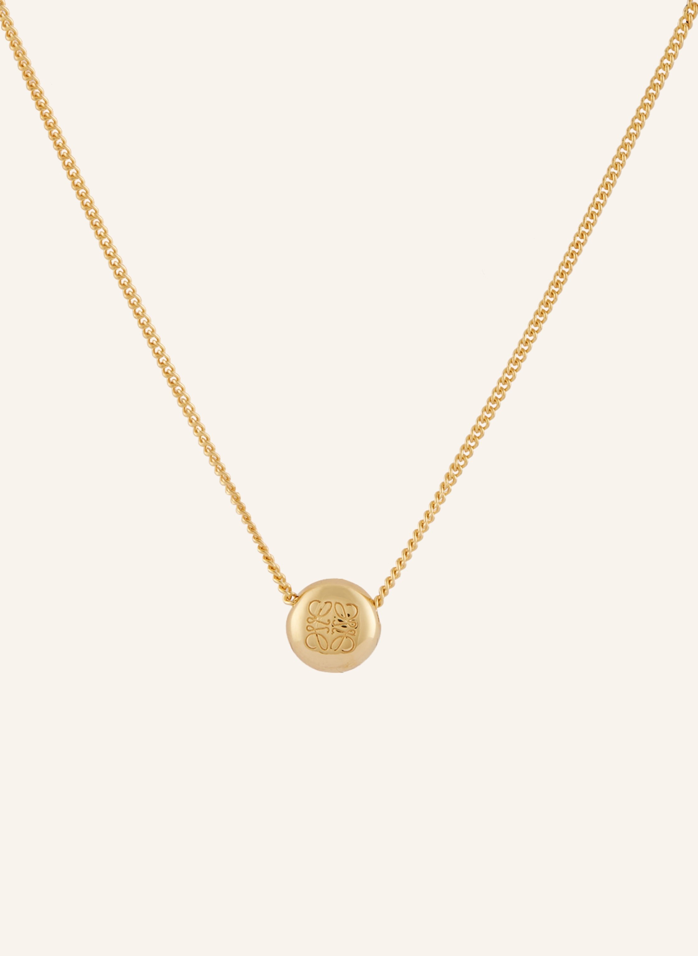Loewe Halskette Pebble Aus 925er Sterlingsilber gold