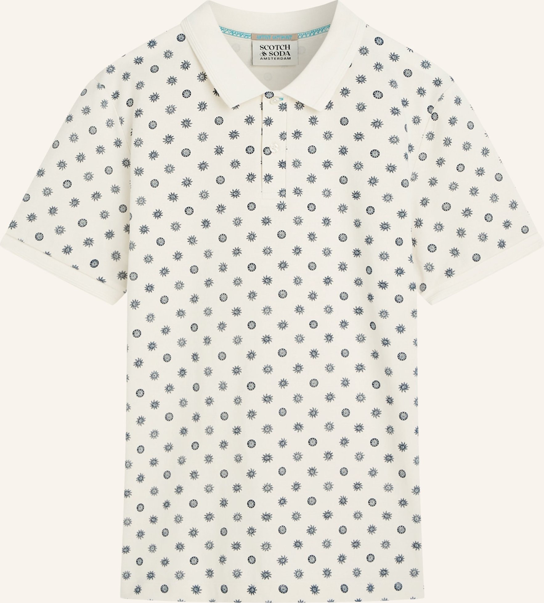 Scotch & Soda Piqué-Poloshirt Regular Fit beige