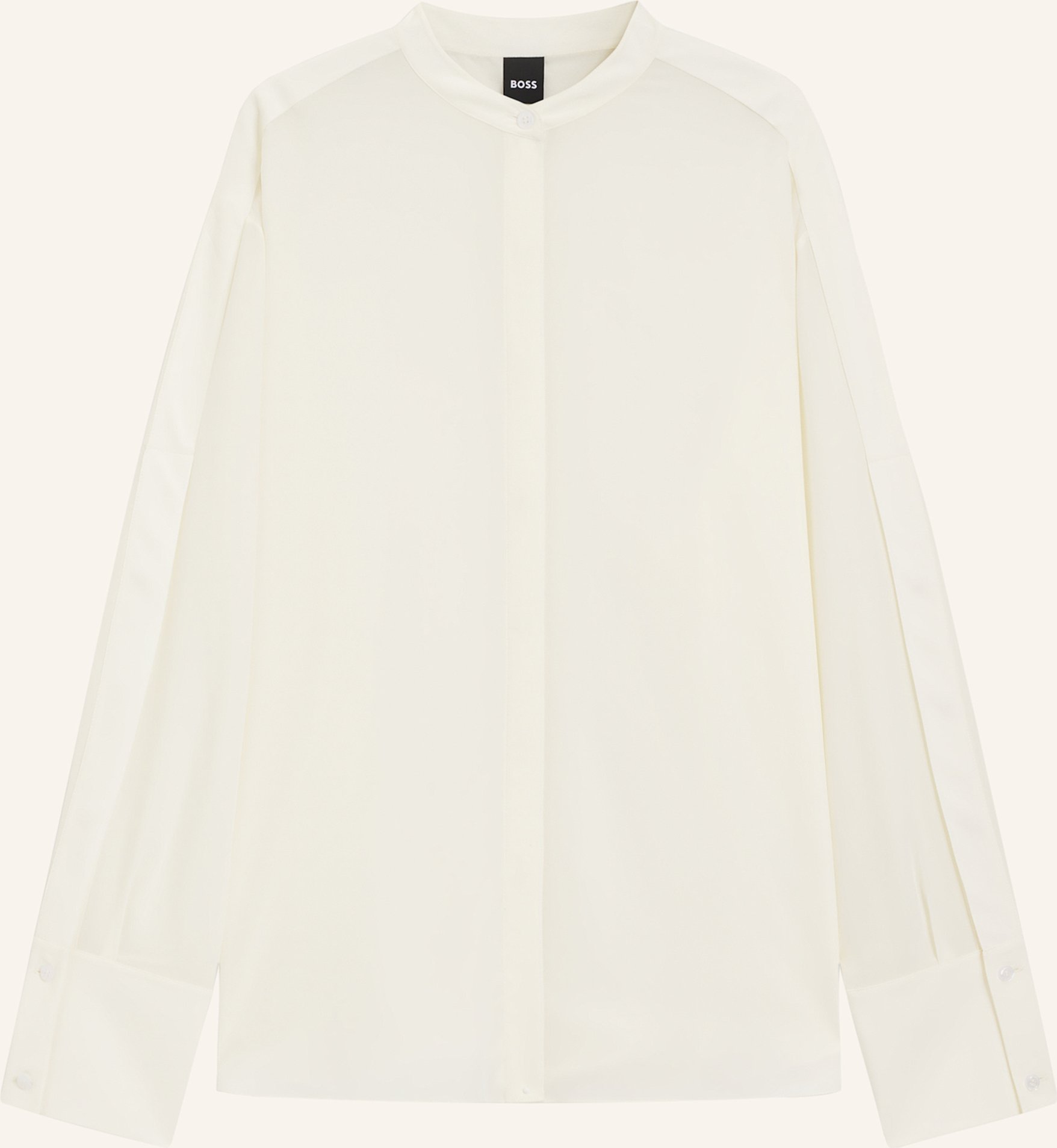 Boss Business Bluse boplin1 Regular Fit beige