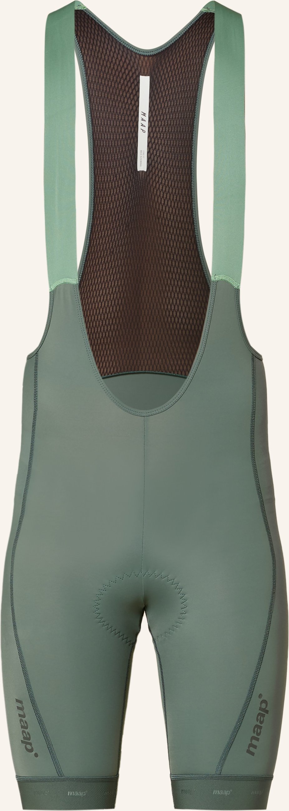 Maap Radhose Training Bib 3.0 Mit Trägern Und Gepolstertem Einsatz gruen
