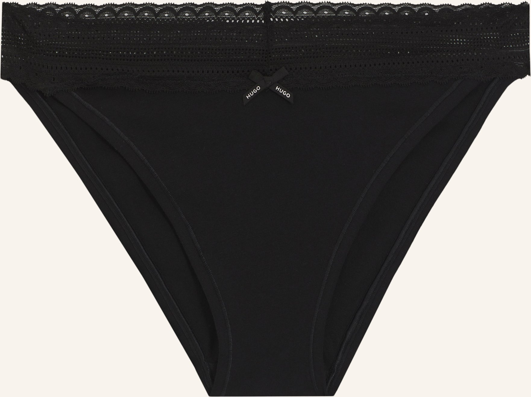 Thumbnail - Hugo Slip Triplet Lace Brief schwarz