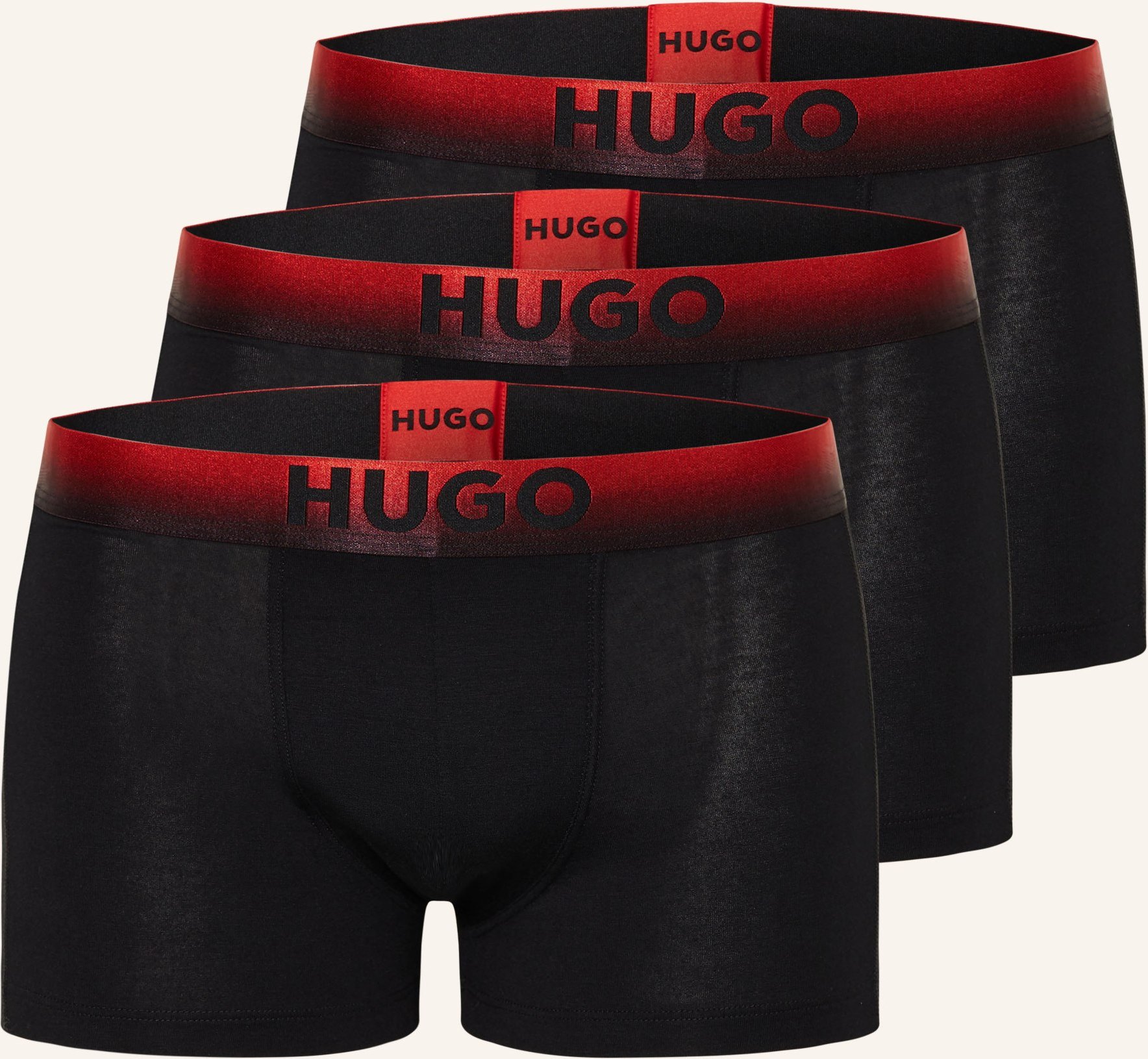 Thumbnail - Hugo 3er-Pack Boxershorts schwarz