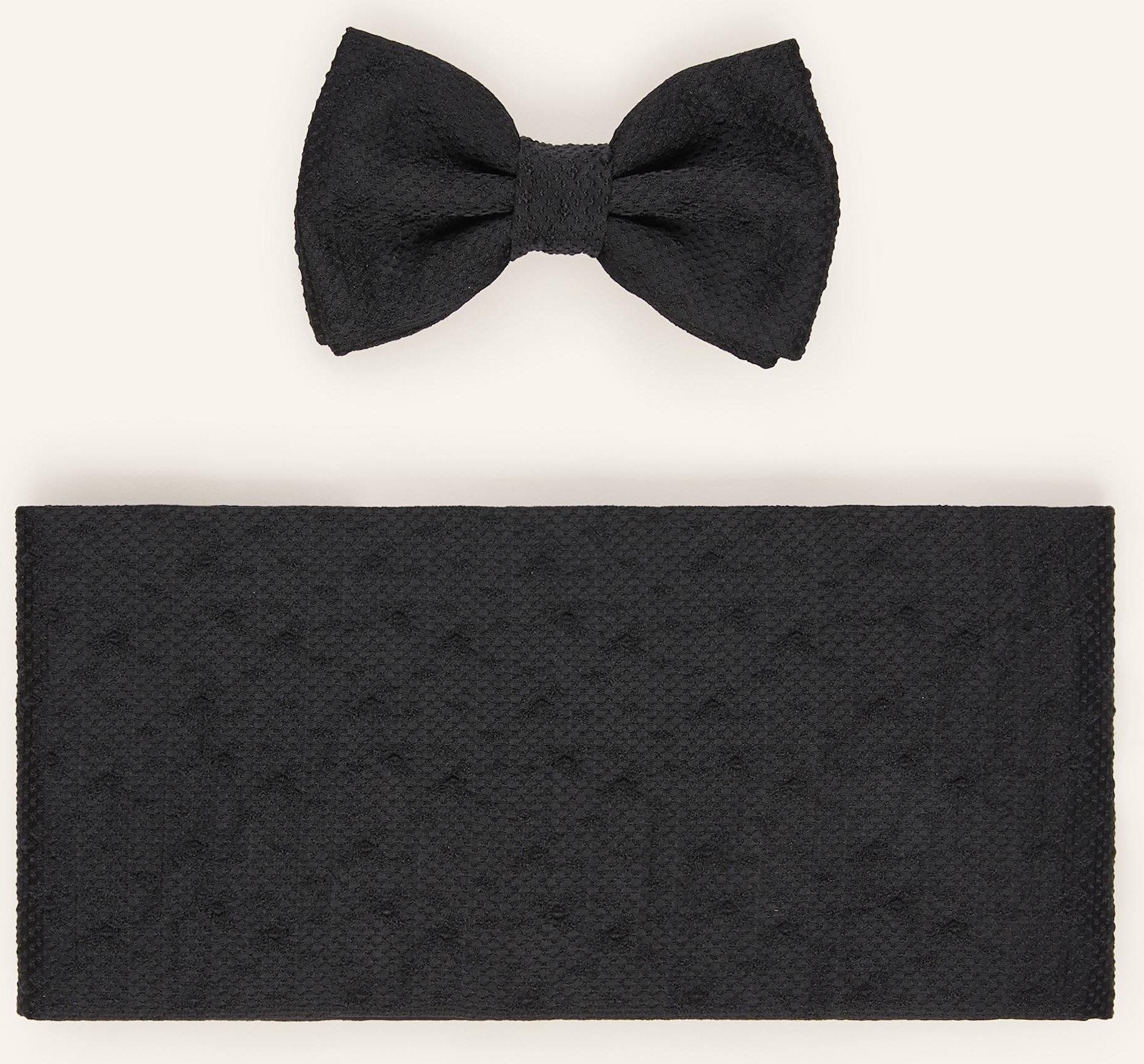 Thumbnail - Boss Set: Fliege Und Kummerbund Mit Geschenkbox schwarz