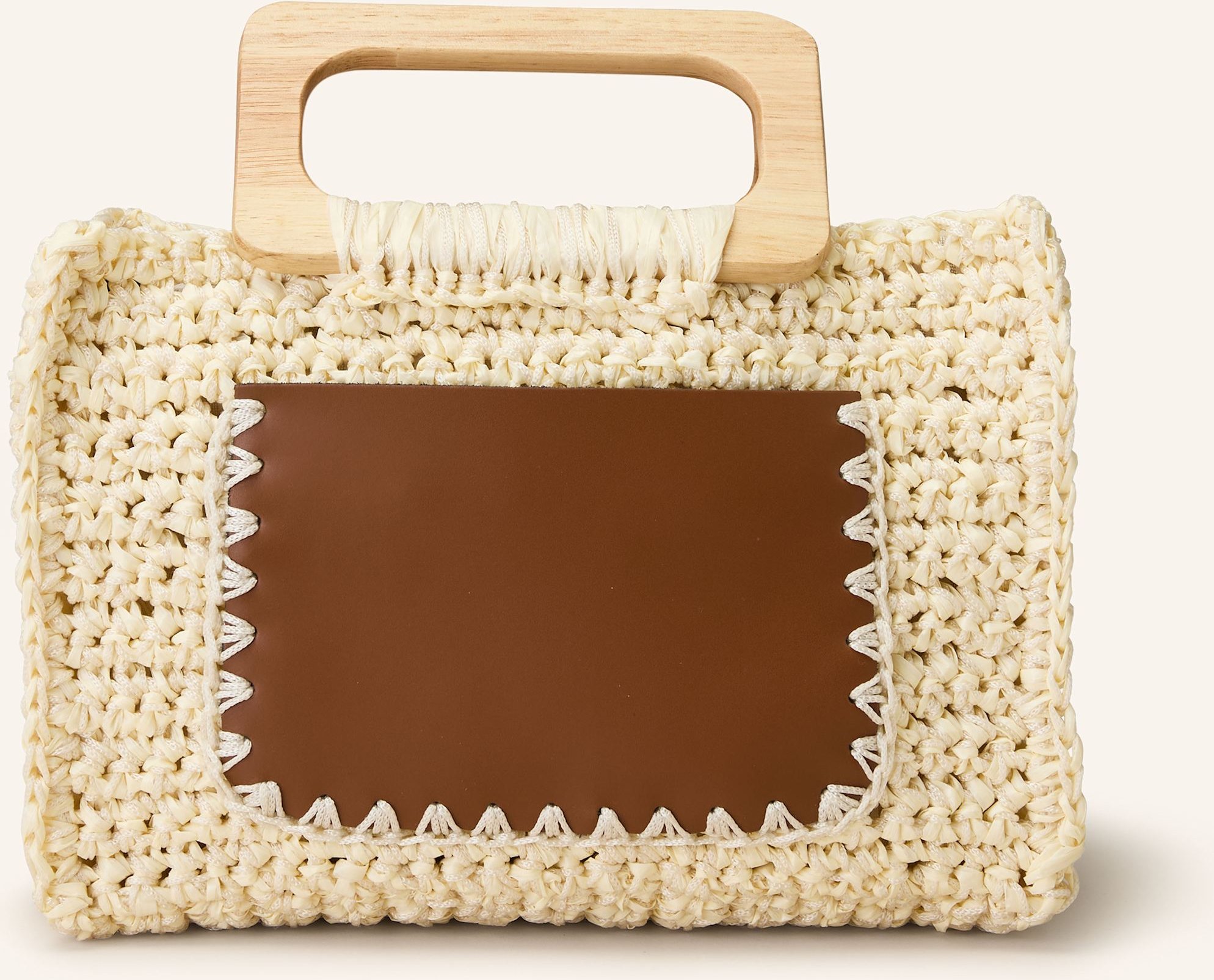 Thumbnail - Viamailbag Handtasche Milos Mit Pouch beige