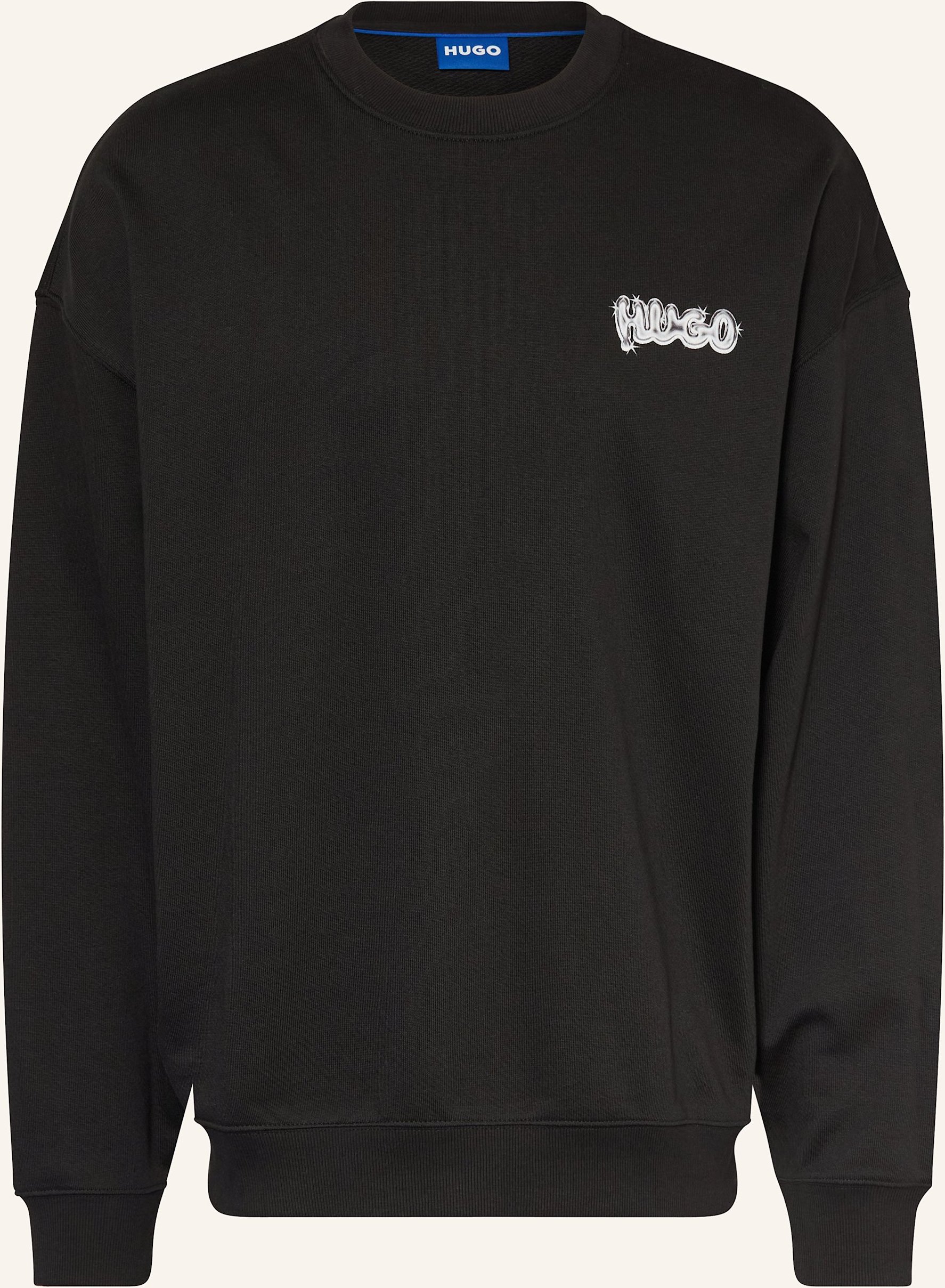 Hugo Sweatshirt Nyrocrew schwarz