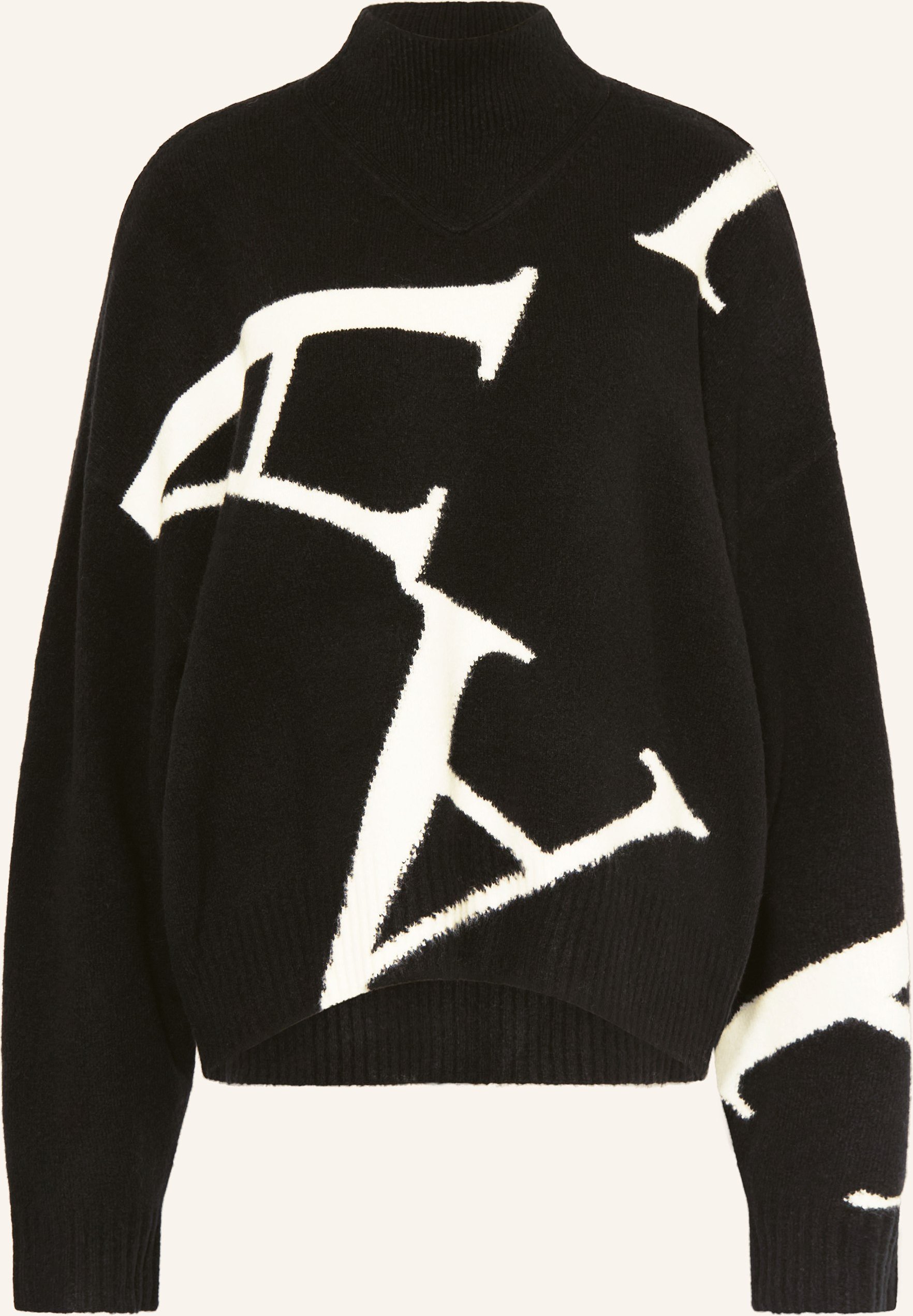 Allsaints Pullover A Star schwarz