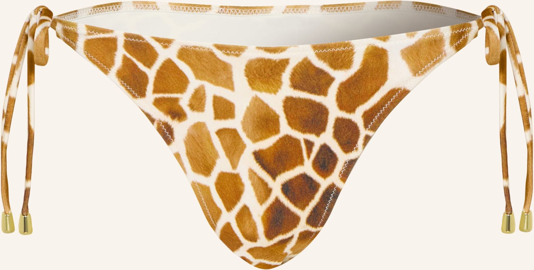 Mrs & Hugs Triangel-Bikini-Hose braun