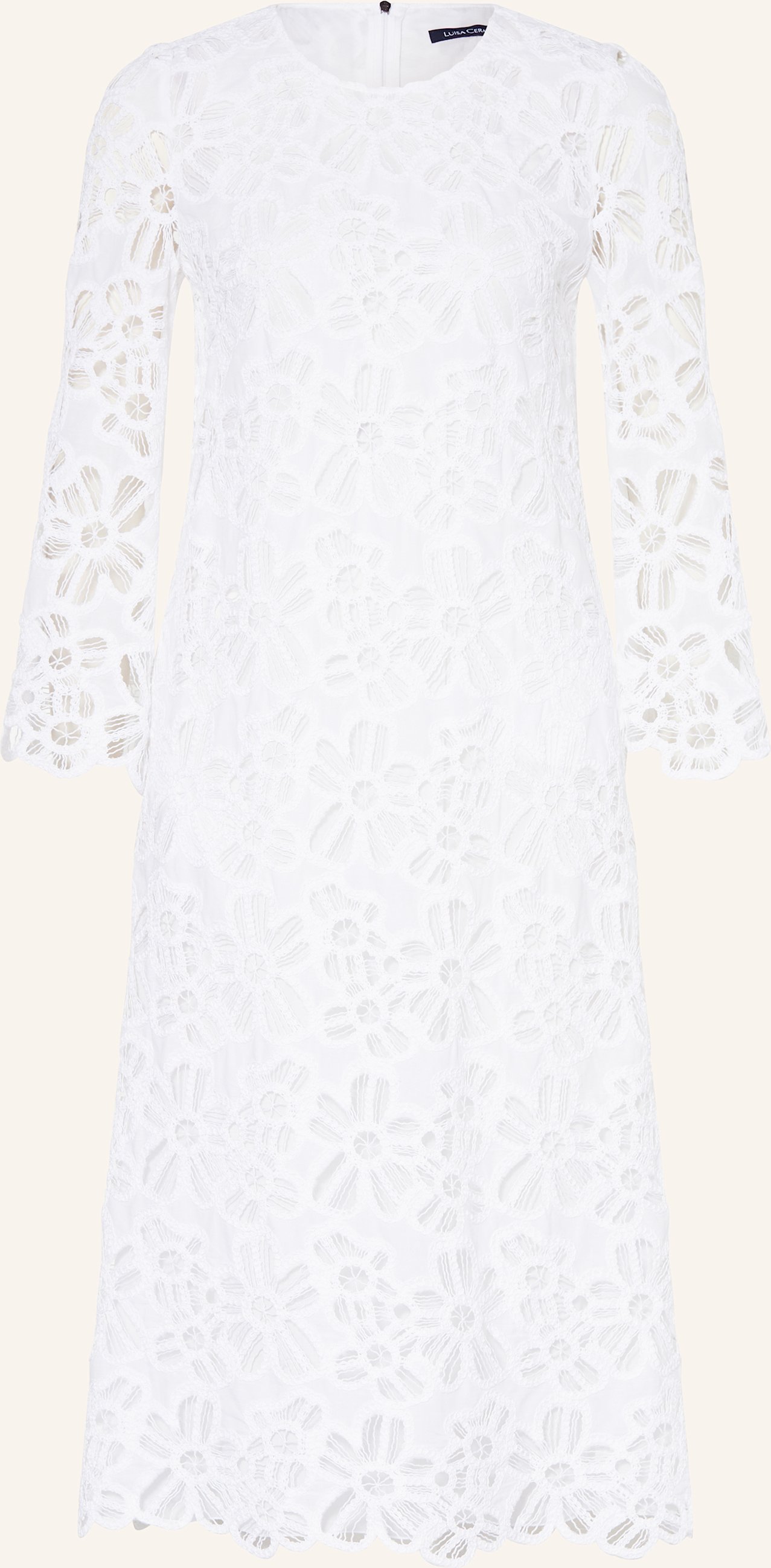 Luisa Cerano Spitzenkleid weiss