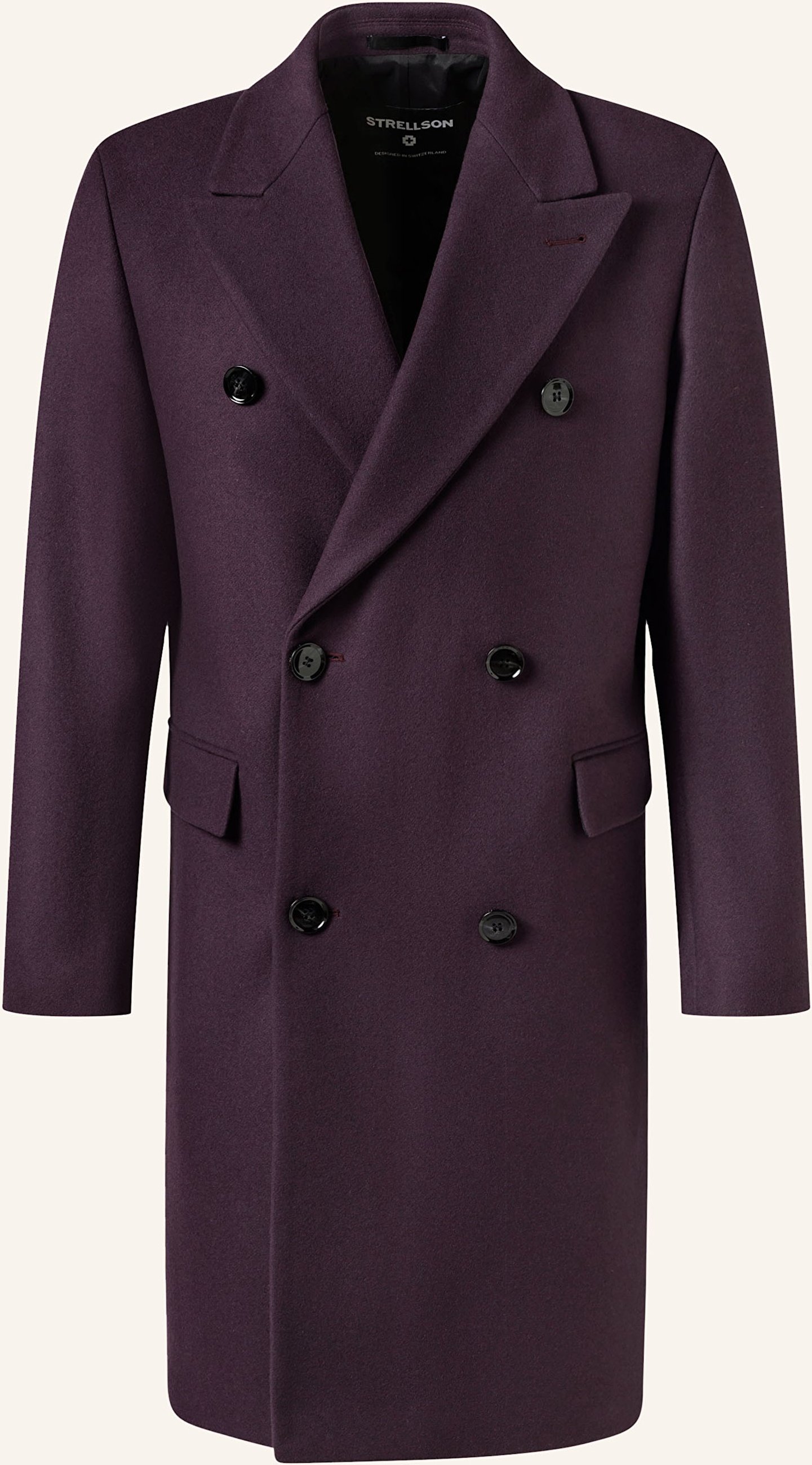 Strellson Wollmantel Park Lane lila
